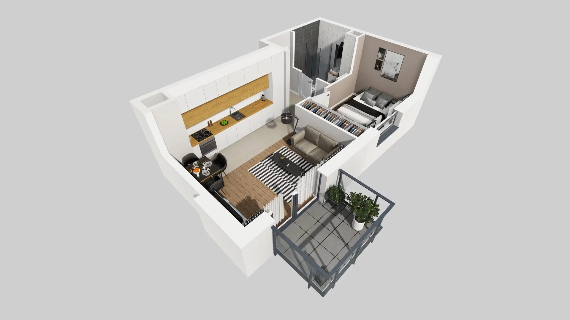 2 pokoje, mieszkanie 35,08 m², piętro 4, oferta nr C/92, Metro Zachód 8 bud. A, C, Warszawa, Bemowo, Chrzanów, ul. Szeligowska