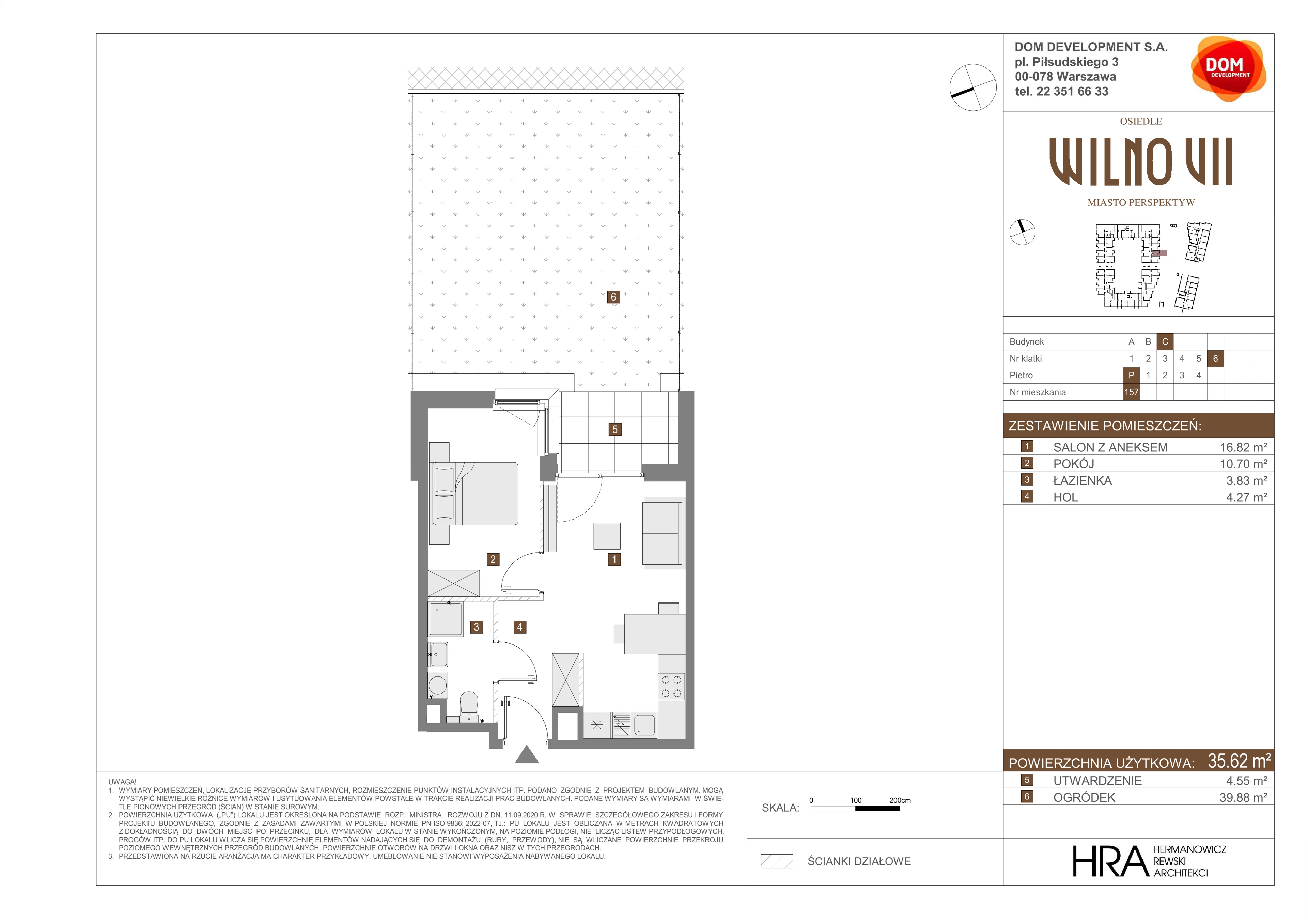 Mieszkanie 35,62 m², parter, oferta nr C/157, Osiedle Wilno 7, Warszawa, Targówek, Elsnerów, ul. Janowiecka