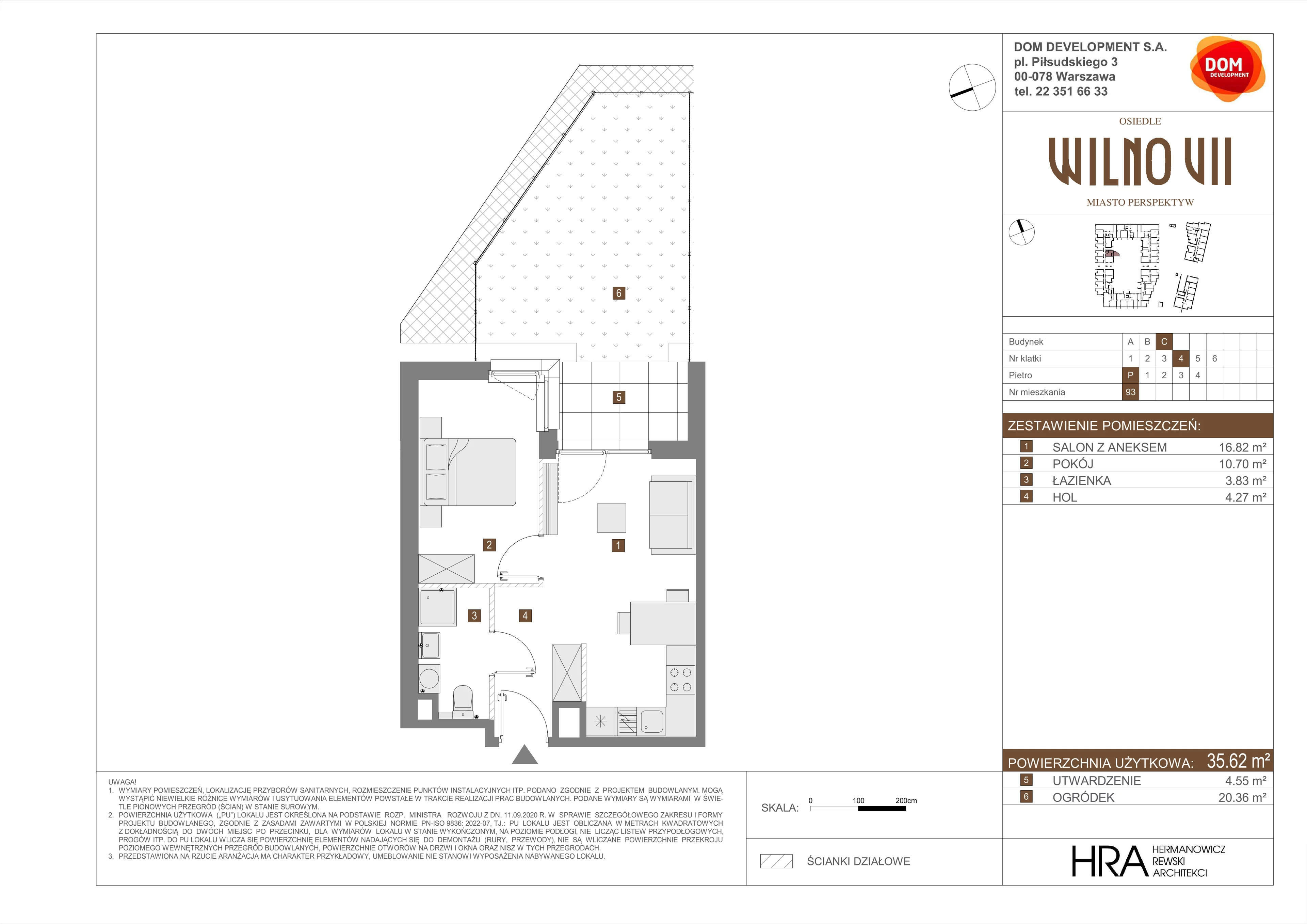 Mieszkanie 35,62 m², parter, oferta nr C/93, Osiedle Wilno 7, Warszawa, Targówek, Elsnerów, ul. Janowiecka