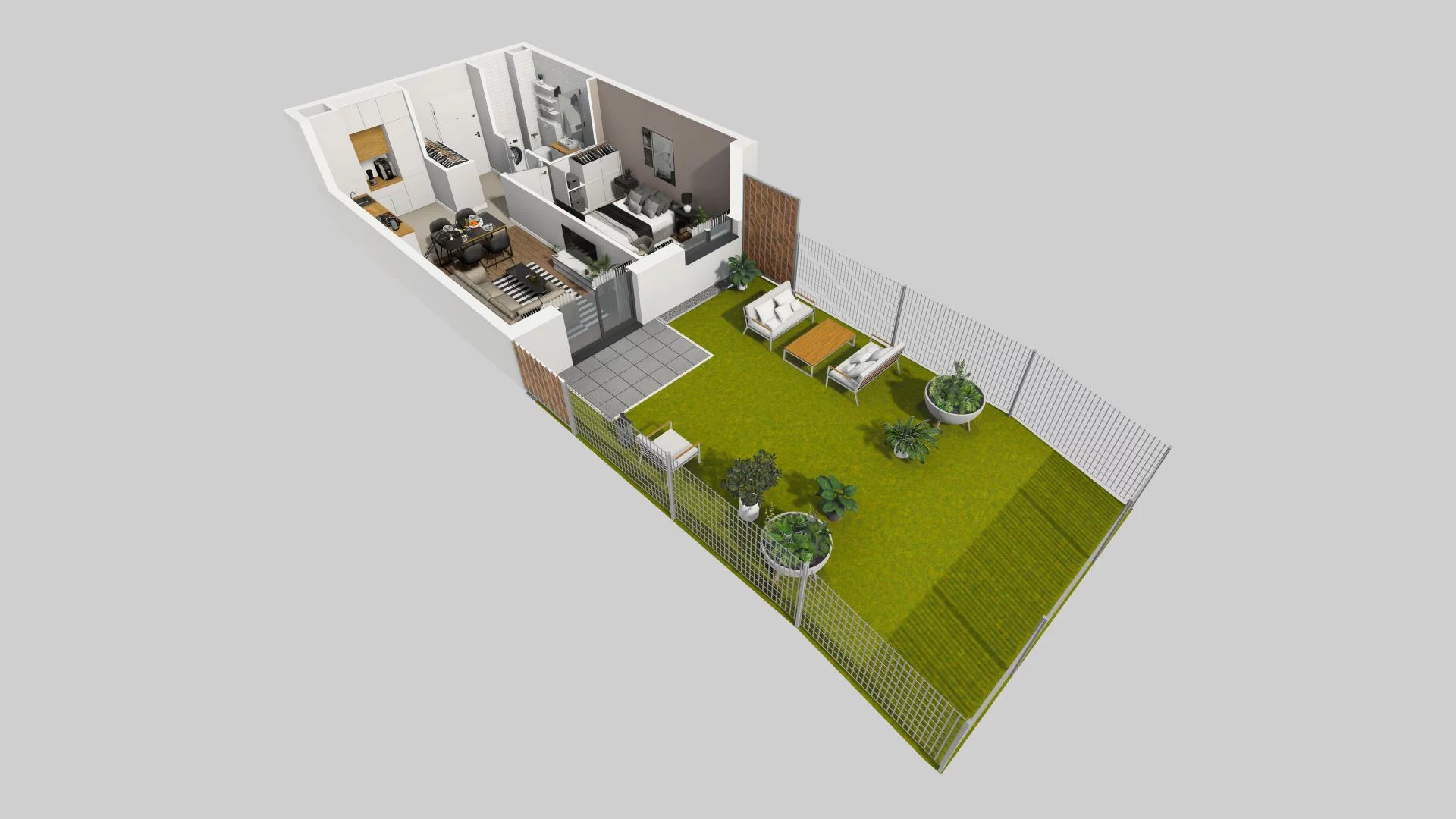 2 pokoje, mieszkanie 40,35 m², parter, oferta nr A/2, Osiedle Rapsodia, Wrocław, Karłowice-Różanka, Różanka, ul. Wołowska 5