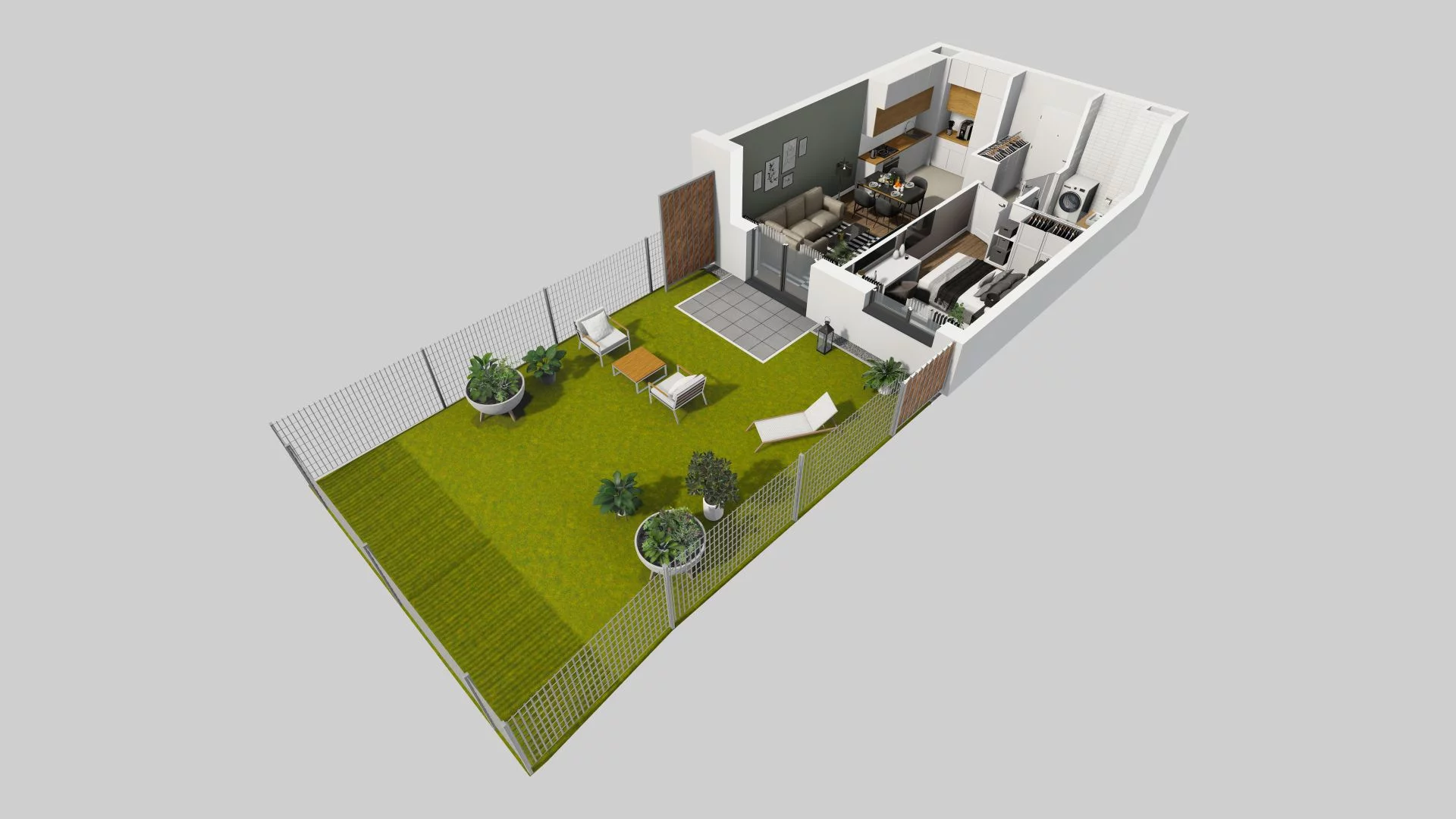 2 pokoje, mieszkanie 41,08 m², parter, oferta nr A/3, Osiedle Rapsodia, Wrocław, Karłowice-Różanka, Różanka, ul. Wołowska 5