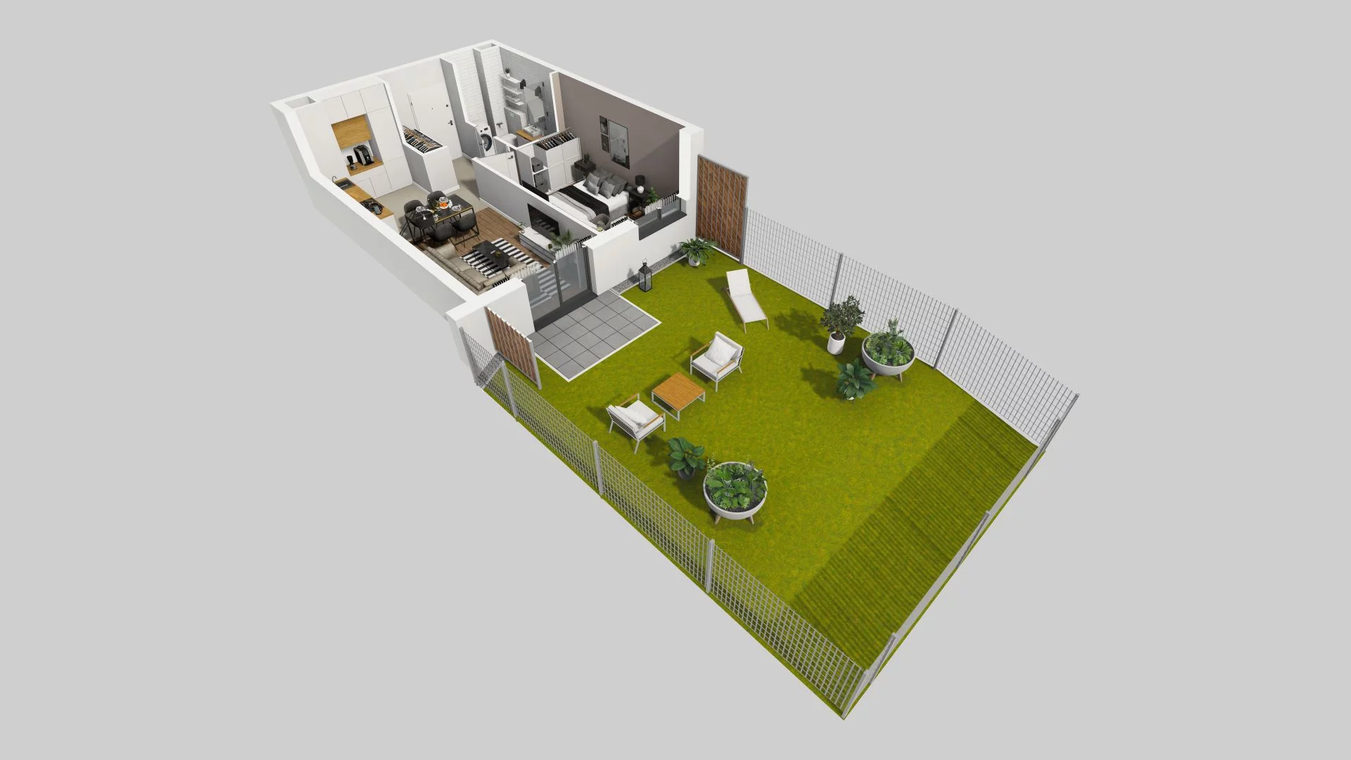 2 pokoje, mieszkanie 41,08 m², parter, oferta nr A/3, Osiedle Rapsodia, Wrocław, Karłowice-Różanka, Różanka, ul. Wołowska 5