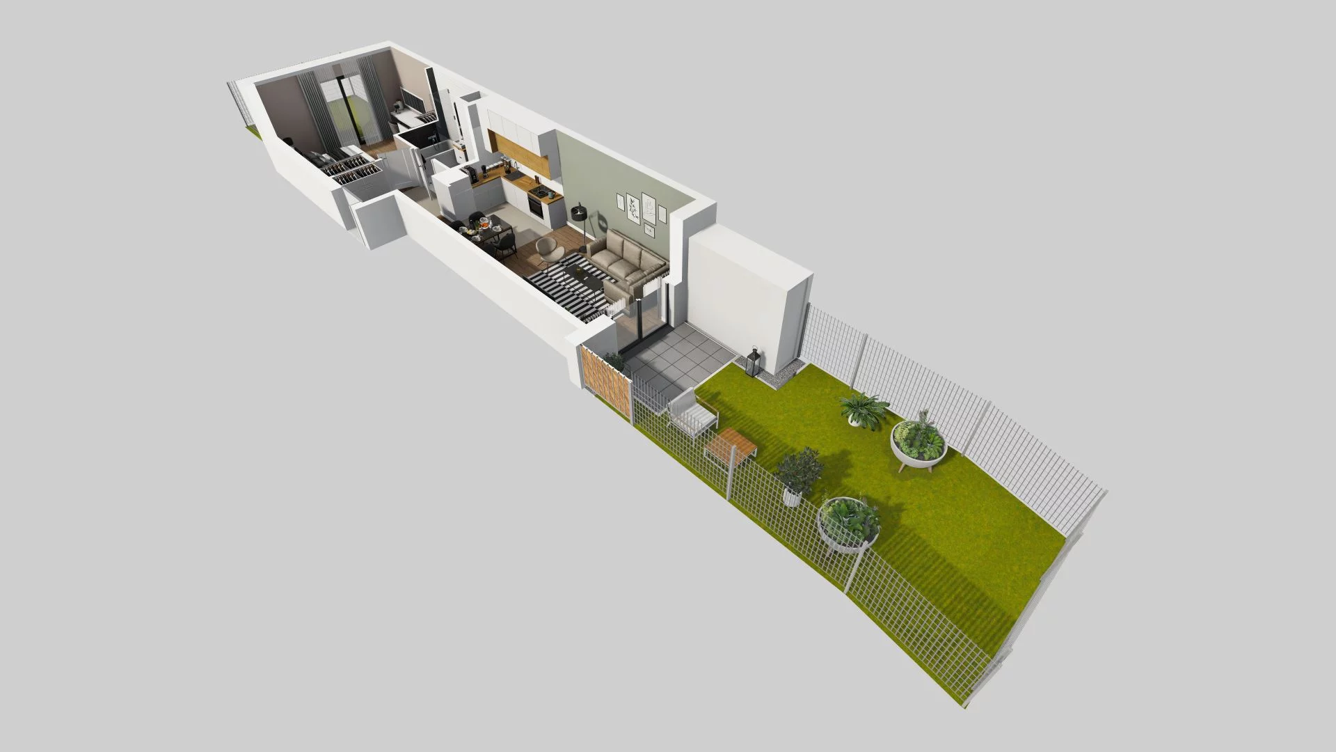2 pokoje, mieszkanie 46,19 m², parter, oferta nr A/44, Osiedle Rapsodia, Wrocław, Karłowice-Różanka, Różanka, ul. Wołowska 5