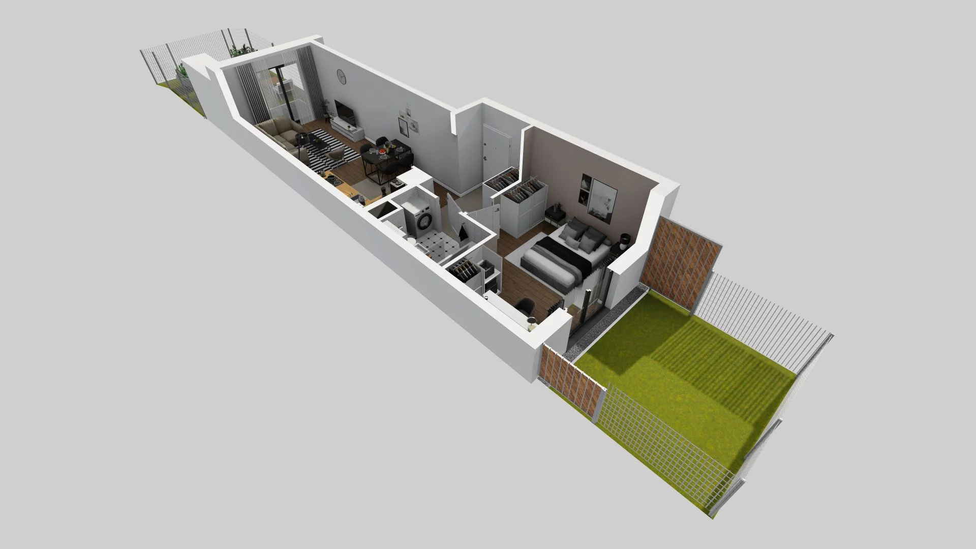 2 pokoje, mieszkanie 46,19 m², parter, oferta nr A/44, Osiedle Rapsodia, Wrocław, Karłowice-Różanka, Różanka, ul. Wołowska 5