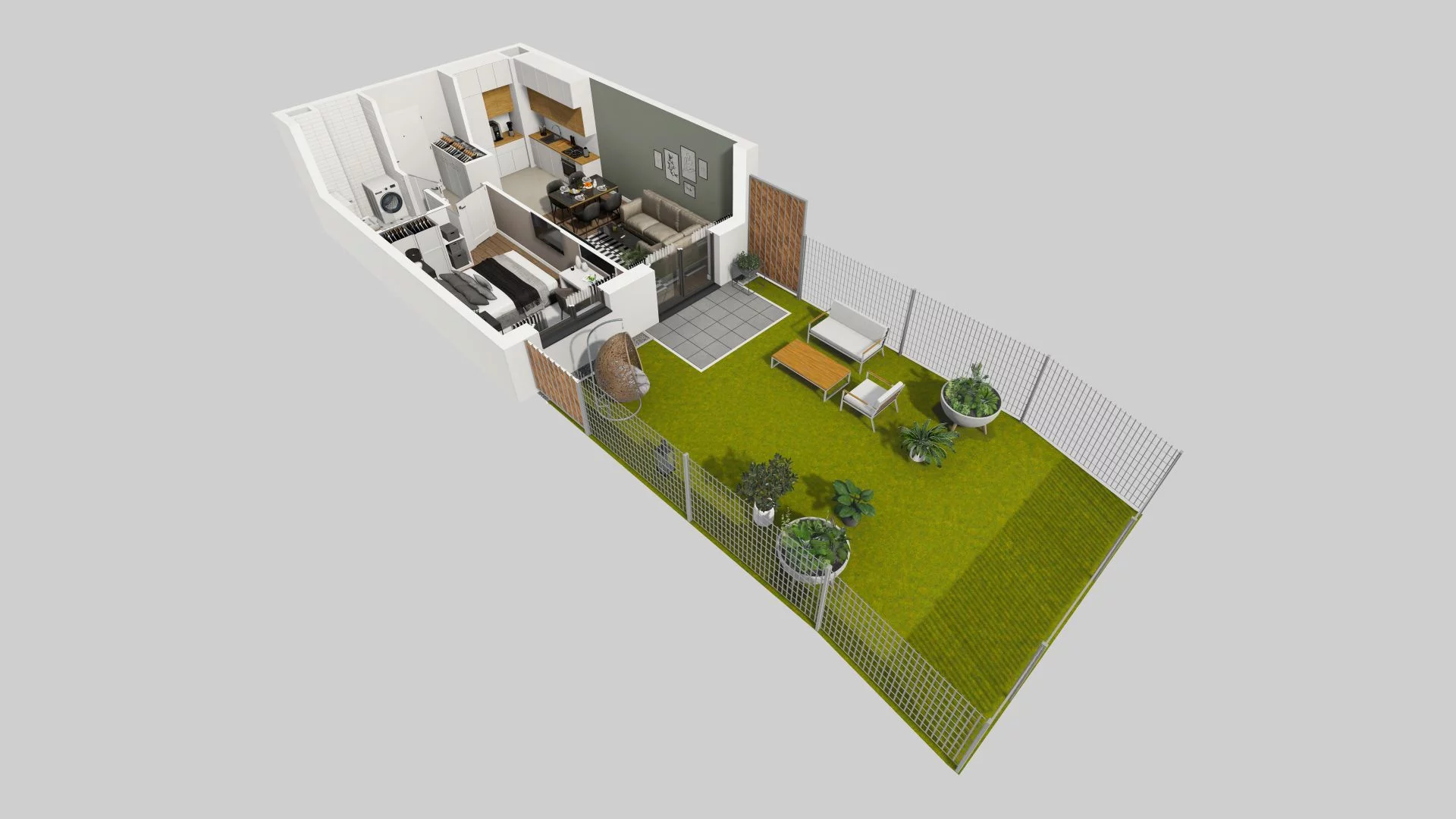 2 pokoje, mieszkanie 40,35 m², parter, oferta nr A/46, Osiedle Rapsodia, Wrocław, Karłowice-Różanka, Różanka, ul. Wołowska 5
