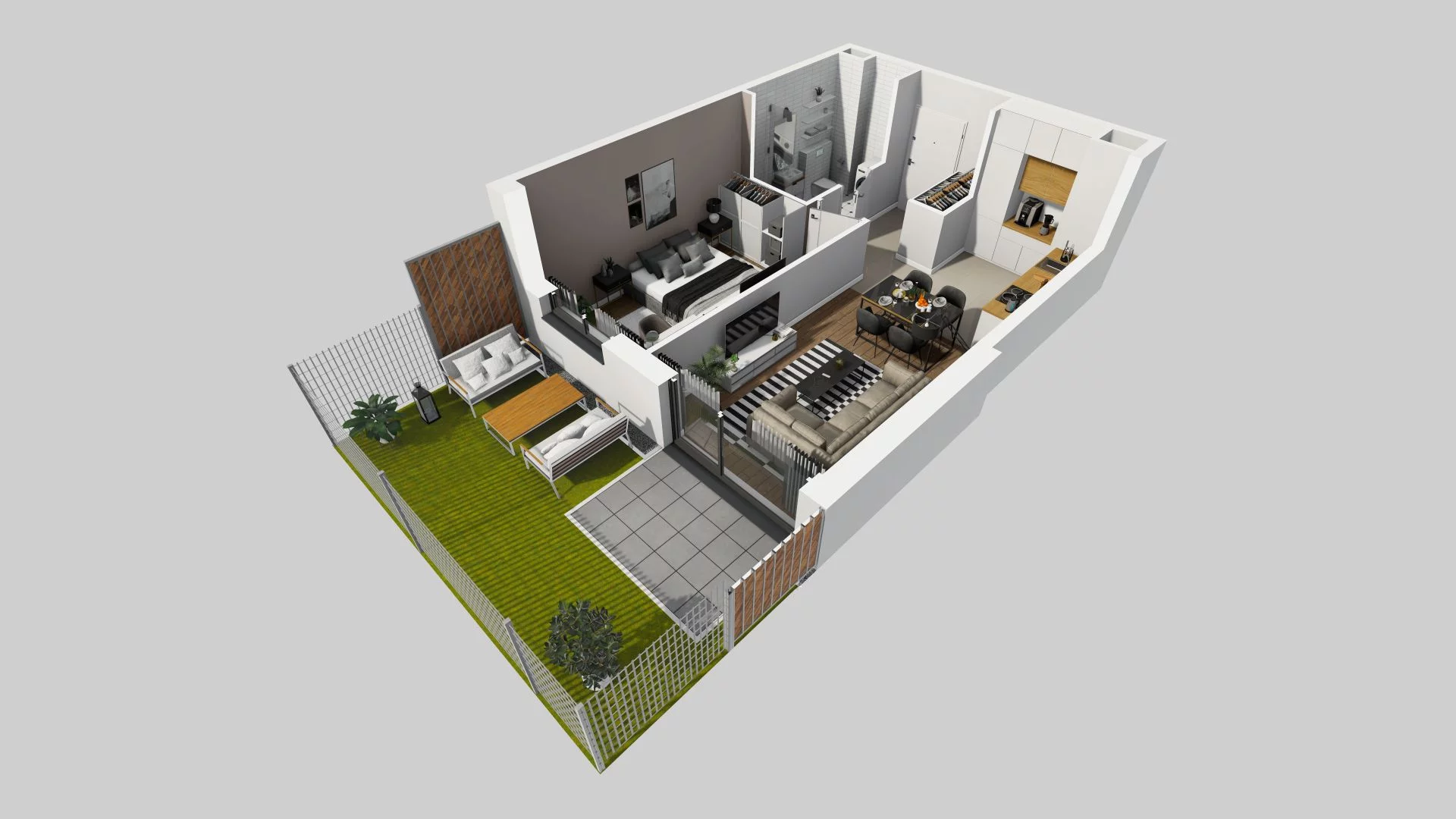 2 pokoje, mieszkanie 41,08 m², parter, oferta nr A/65, Osiedle Rapsodia, Wrocław, Karłowice-Różanka, Różanka, ul. Wołowska 5