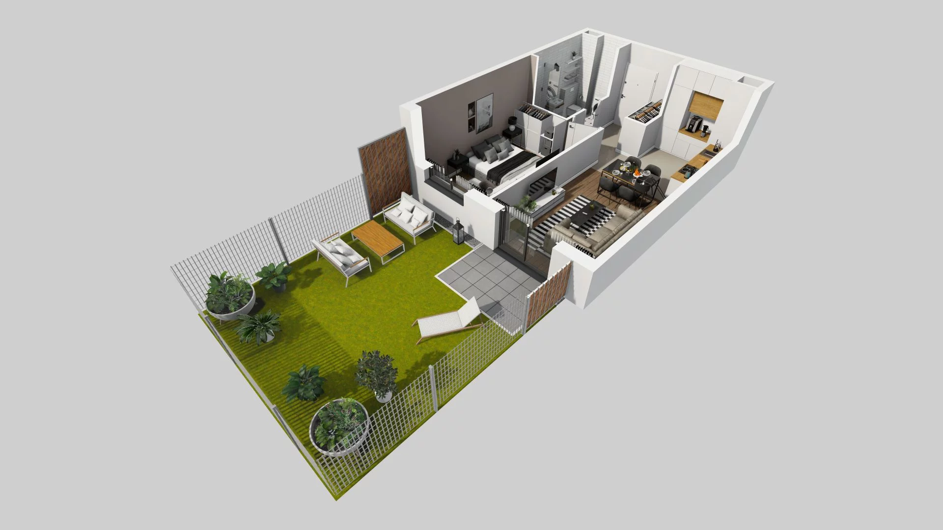 2 pokoje, mieszkanie 41,08 m², parter, oferta nr A/67, Osiedle Rapsodia, Wrocław, Karłowice-Różanka, Różanka, ul. Wołowska 5