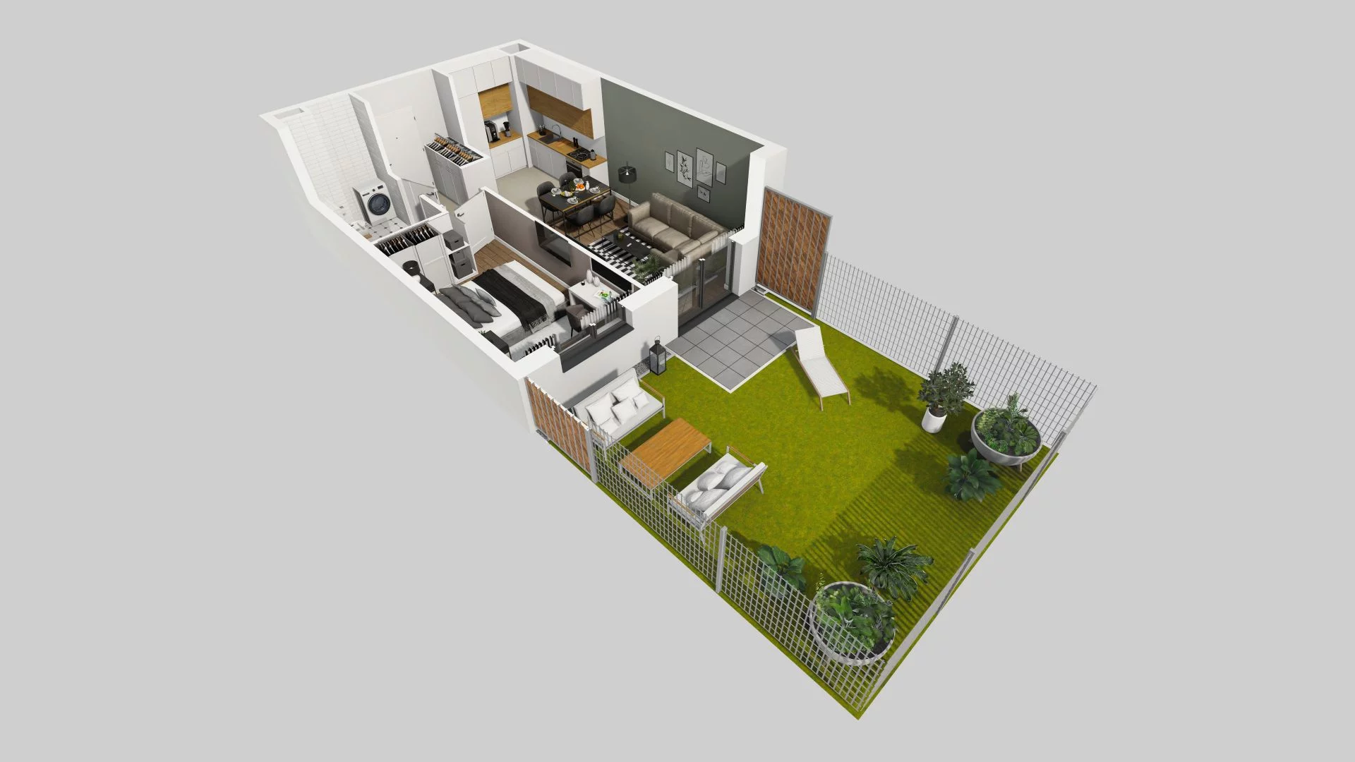2 pokoje, mieszkanie 41,08 m², parter, oferta nr A/67, Osiedle Rapsodia, Wrocław, Karłowice-Różanka, Różanka, ul. Wołowska 5
