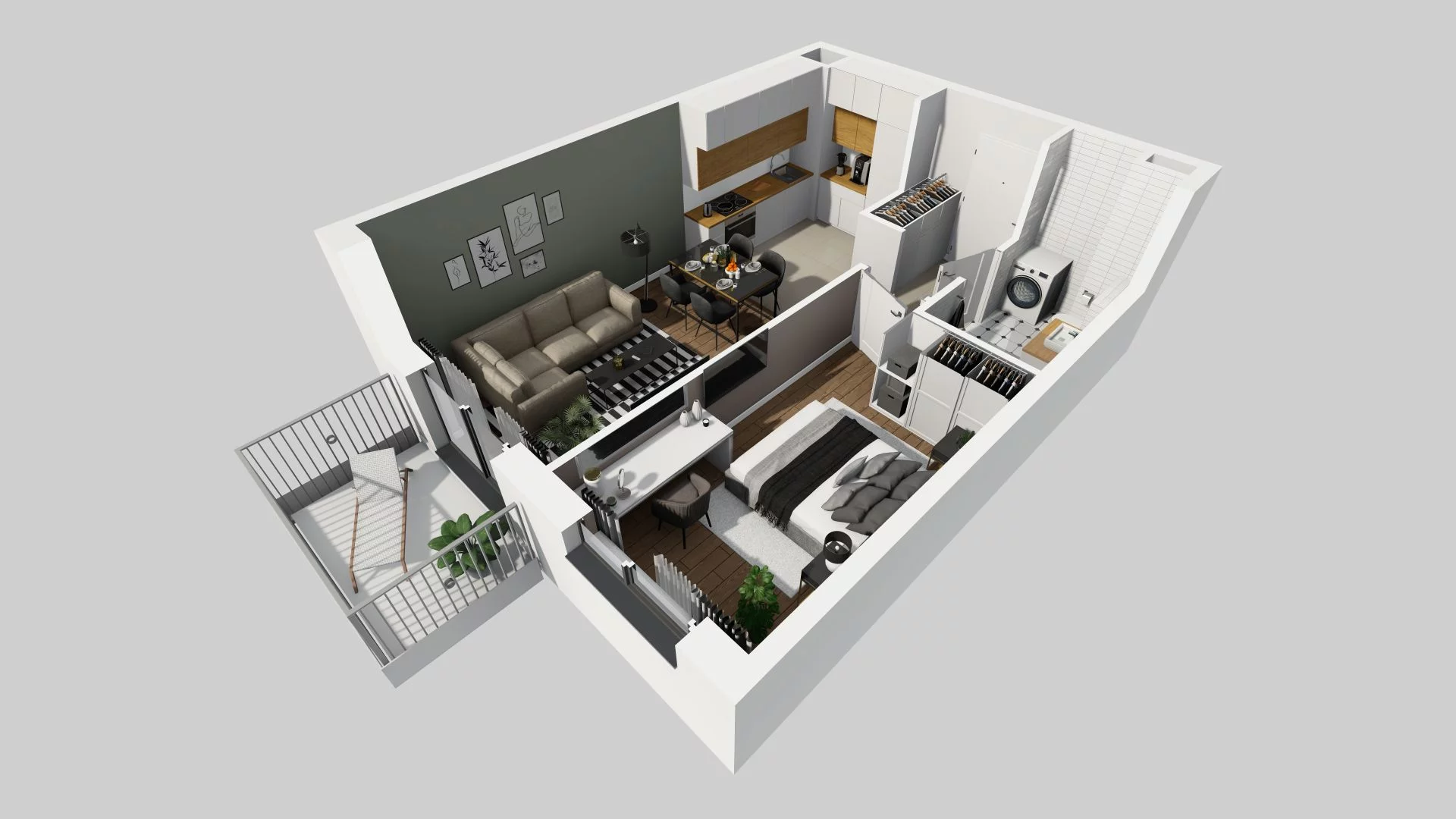 2 pokoje, mieszkanie 41,08 m², piętro 1, oferta nr A/75, Osiedle Rapsodia, Wrocław, Karłowice-Różanka, Różanka, ul. Wołowska 5