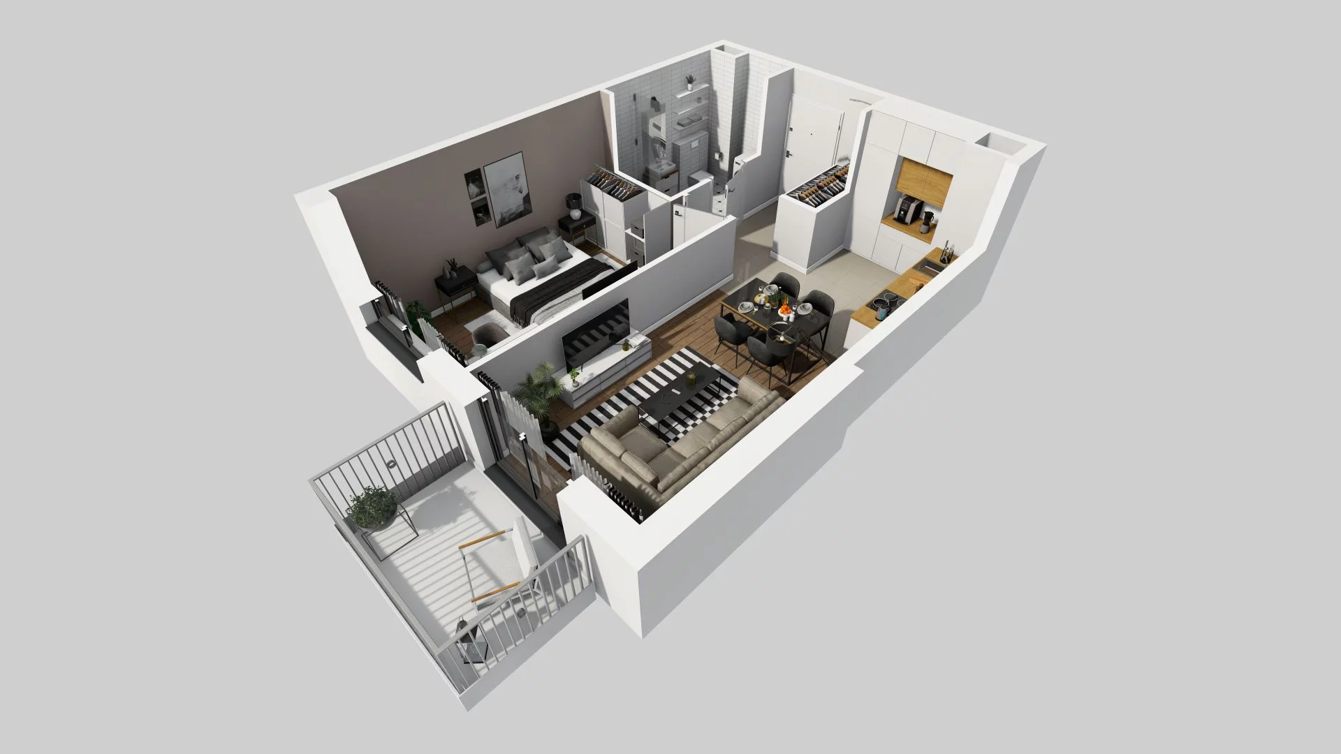2 pokoje, mieszkanie 41,08 m², piętro 2, oferta nr A/79, Osiedle Rapsodia, Wrocław, Karłowice-Różanka, Różanka, ul. Wołowska 5