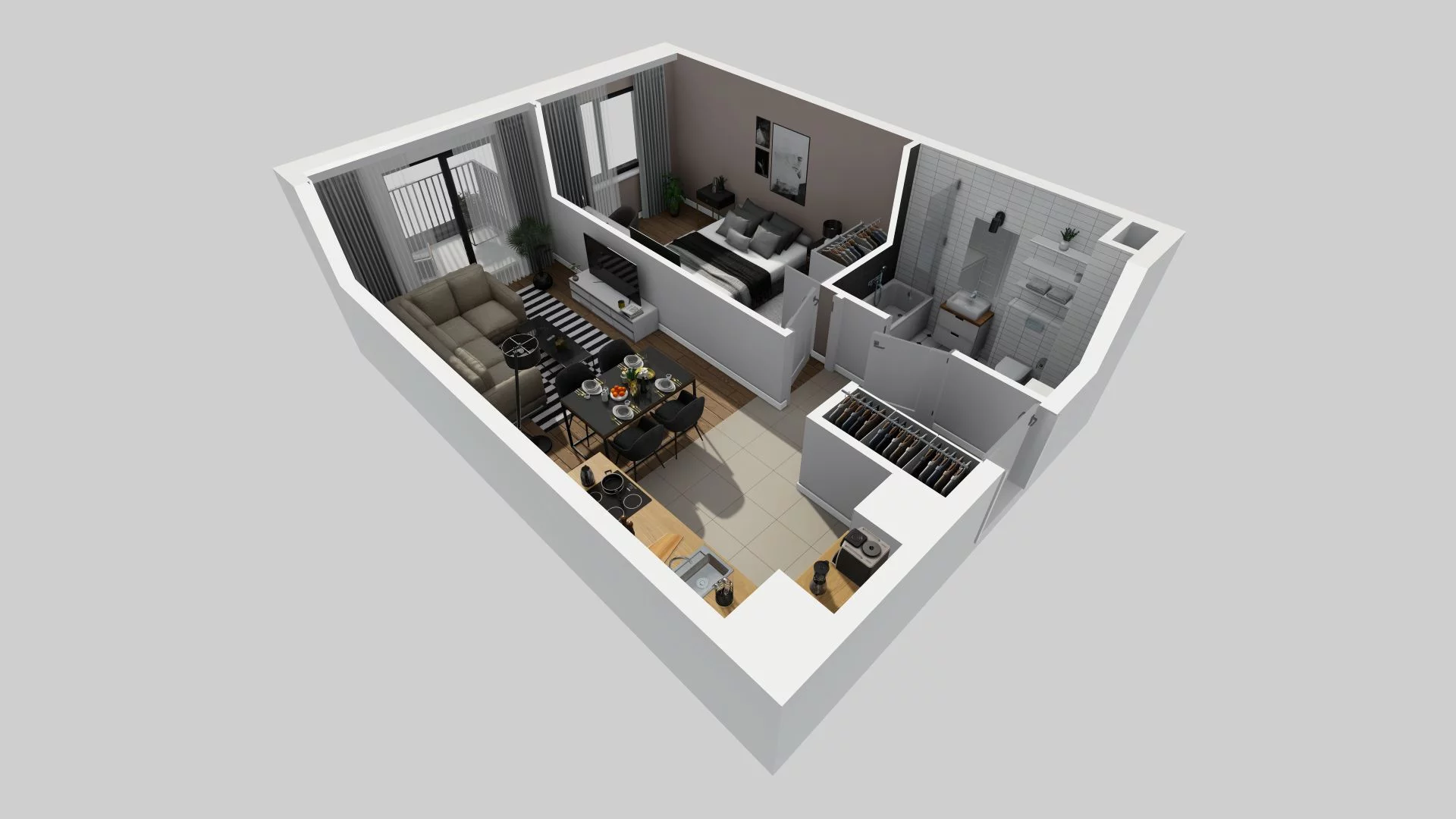 2 pokoje, mieszkanie 41,08 m², piętro 2, oferta nr A/82, Osiedle Rapsodia, Wrocław, Karłowice-Różanka, Różanka, ul. Wołowska 5