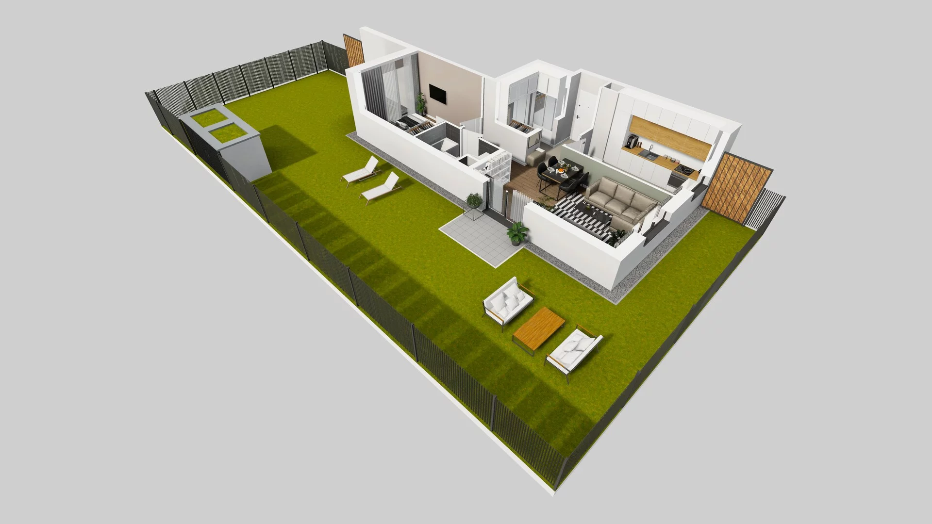 2 pokoje, mieszkanie 49,55 m², parter, oferta nr B/1, Osiedle Rapsodia 2, Wrocław, Karłowice-Różanka, Różanka, ul. Wołowska 5