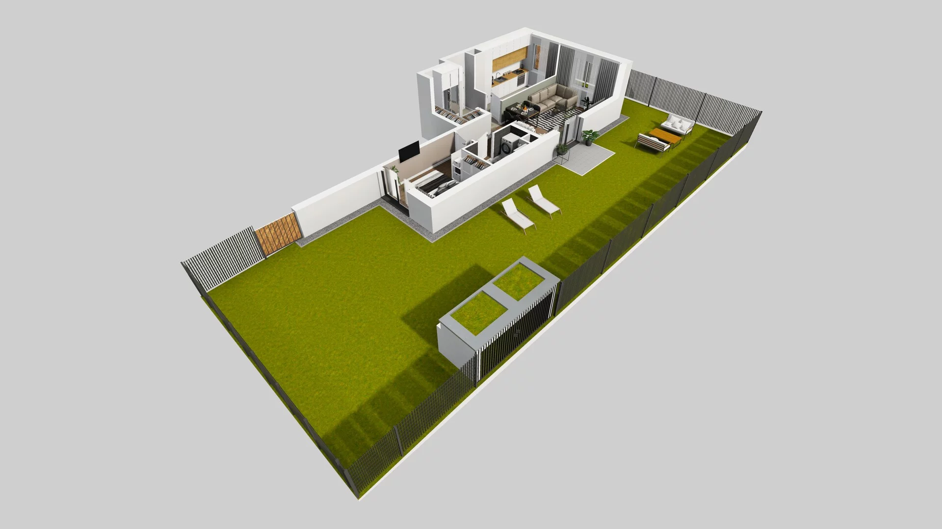 2 pokoje, mieszkanie 49,55 m², parter, oferta nr B/1, Osiedle Rapsodia 2, Wrocław, Karłowice-Różanka, Różanka, ul. Wołowska 5