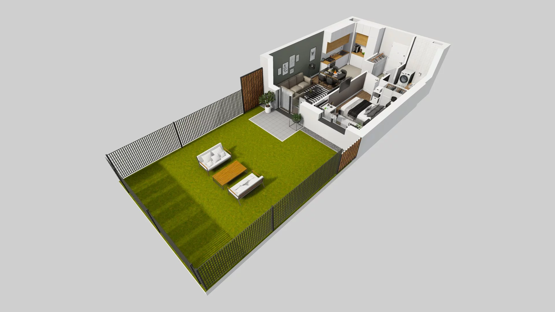 2 pokoje, mieszkanie 41,08 m², parter, oferta nr B/4, Osiedle Rapsodia 2, Wrocław, Karłowice-Różanka, Różanka, ul. Wołowska 5