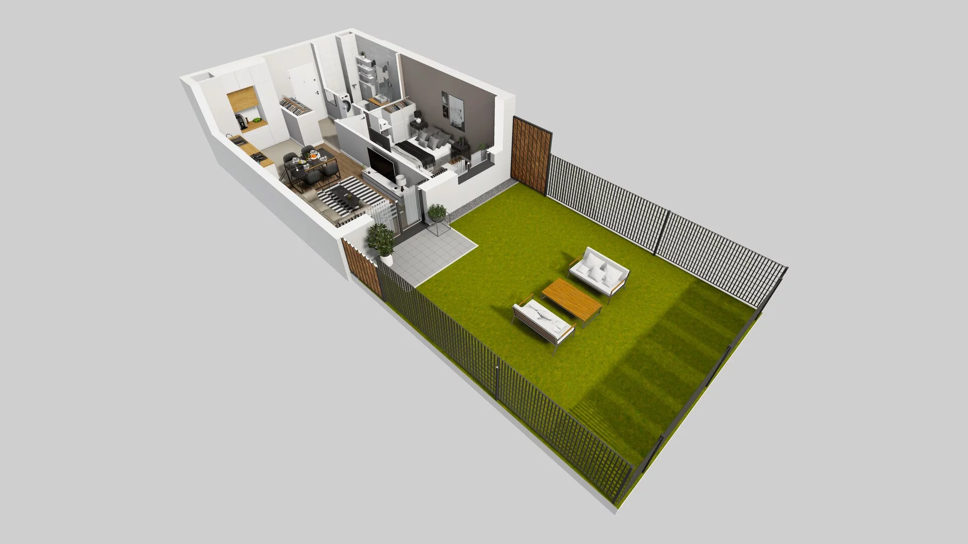 2 pokoje, mieszkanie 41,08 m², parter, oferta nr B/4, Osiedle Rapsodia 2, Wrocław, Karłowice-Różanka, Różanka, ul. Wołowska 5