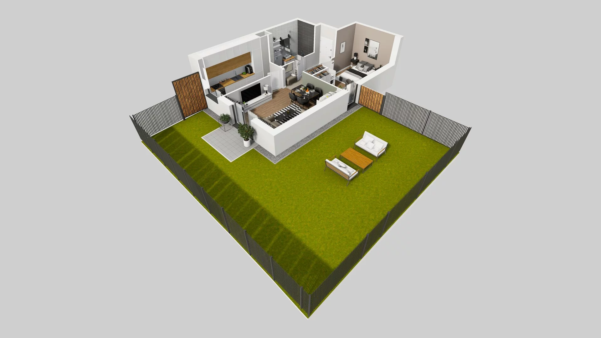2 pokoje, mieszkanie 45,80 m², parter, oferta nr C/2, Osiedle Rapsodia 2, Wrocław, Karłowice-Różanka, Różanka, ul. Wołowska 5