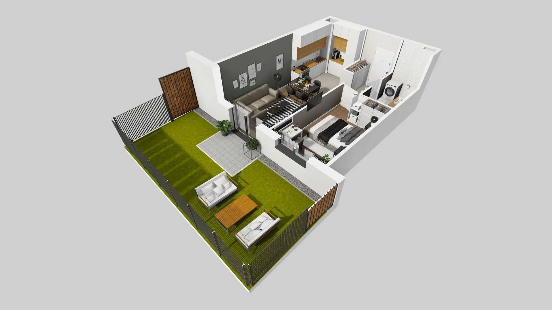 2 pokoje, mieszkanie 41,08 m², parter, oferta nr C/3, Osiedle Rapsodia 2, Wrocław, Karłowice-Różanka, Różanka, ul. Wołowska 5