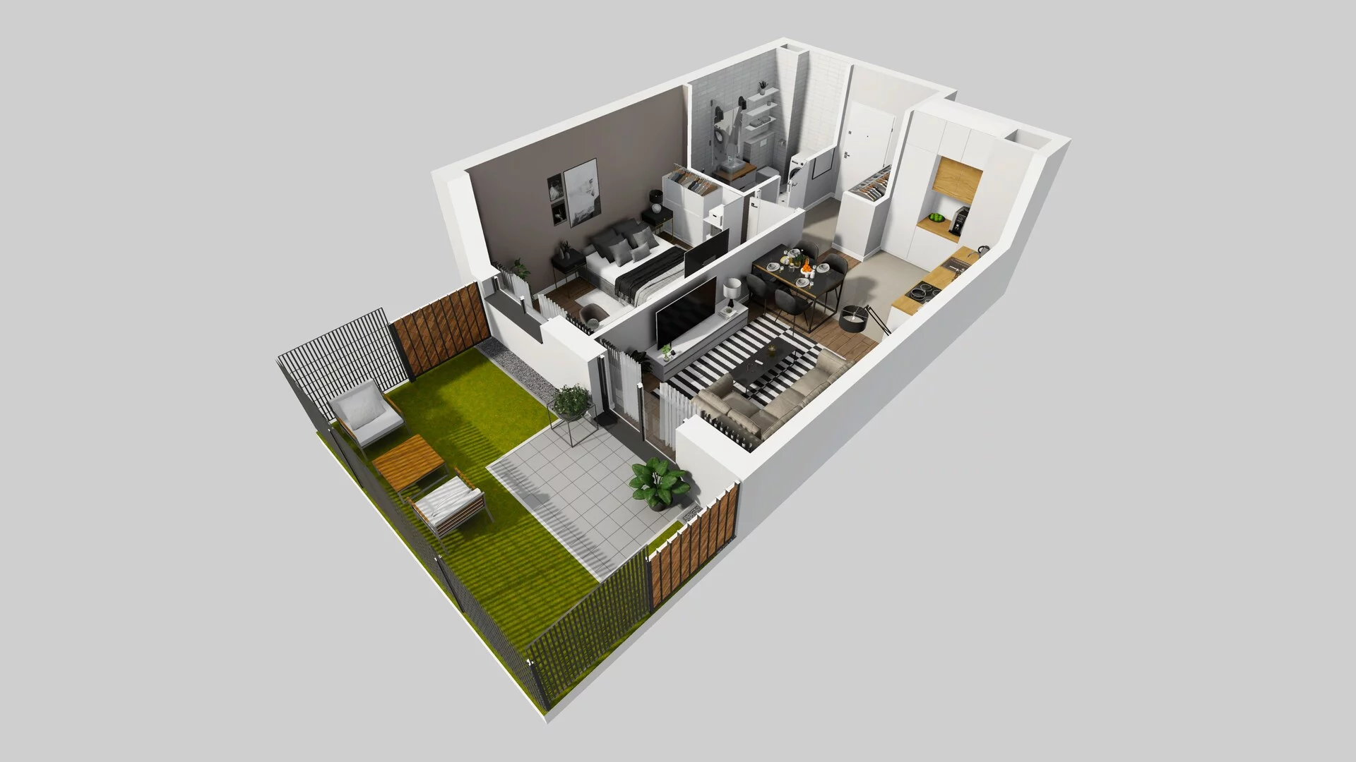 2 pokoje, mieszkanie 39,23 m², parter, oferta nr C/6, Osiedle Rapsodia 2, Wrocław, Karłowice-Różanka, Różanka, ul. Wołowska 5