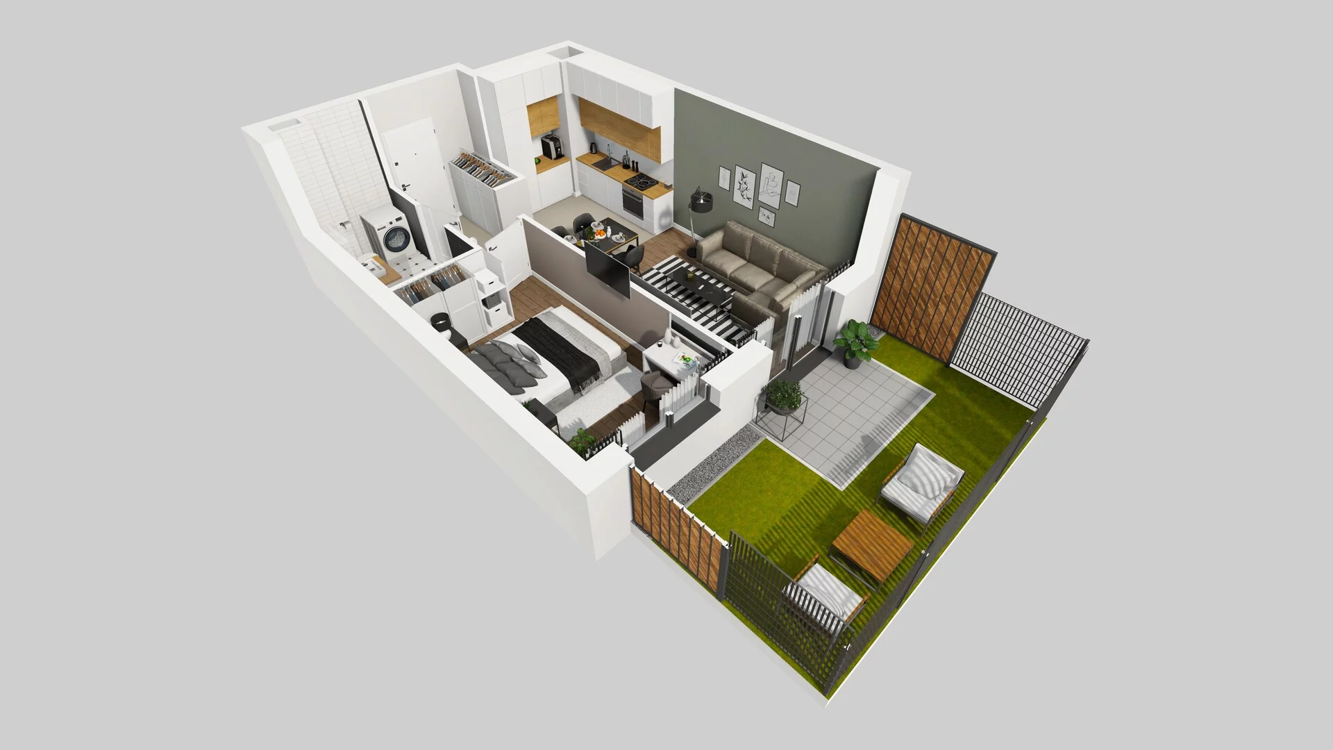2 pokoje, mieszkanie 39,23 m², parter, oferta nr C/6, Osiedle Rapsodia 2, Wrocław, Karłowice-Różanka, Różanka, ul. Wołowska 5