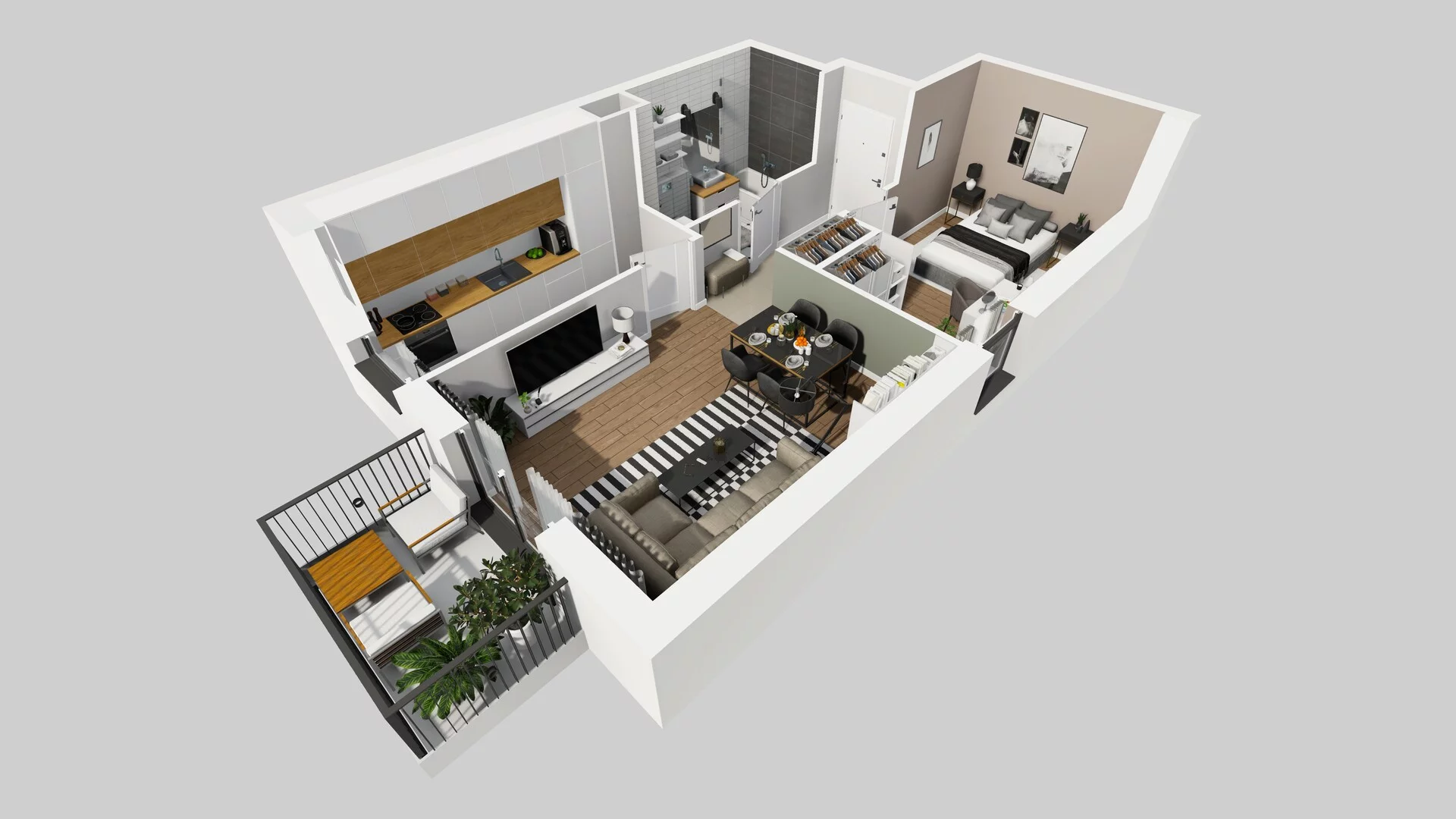 2 pokoje, mieszkanie 45,80 m², piętro 4, oferta nr C/30, Osiedle Rapsodia 2, Wrocław, Karłowice-Różanka, Różanka, ul. Wołowska 5