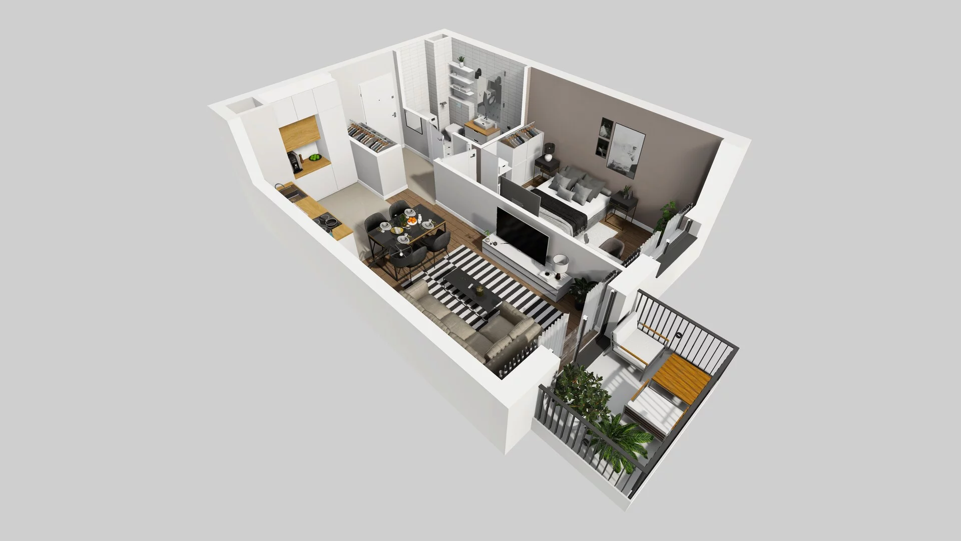 2 pokoje, mieszkanie 41,08 m², piętro 5, oferta nr C/39, Osiedle Rapsodia 2, Wrocław, Karłowice-Różanka, Różanka, ul. Wołowska 5