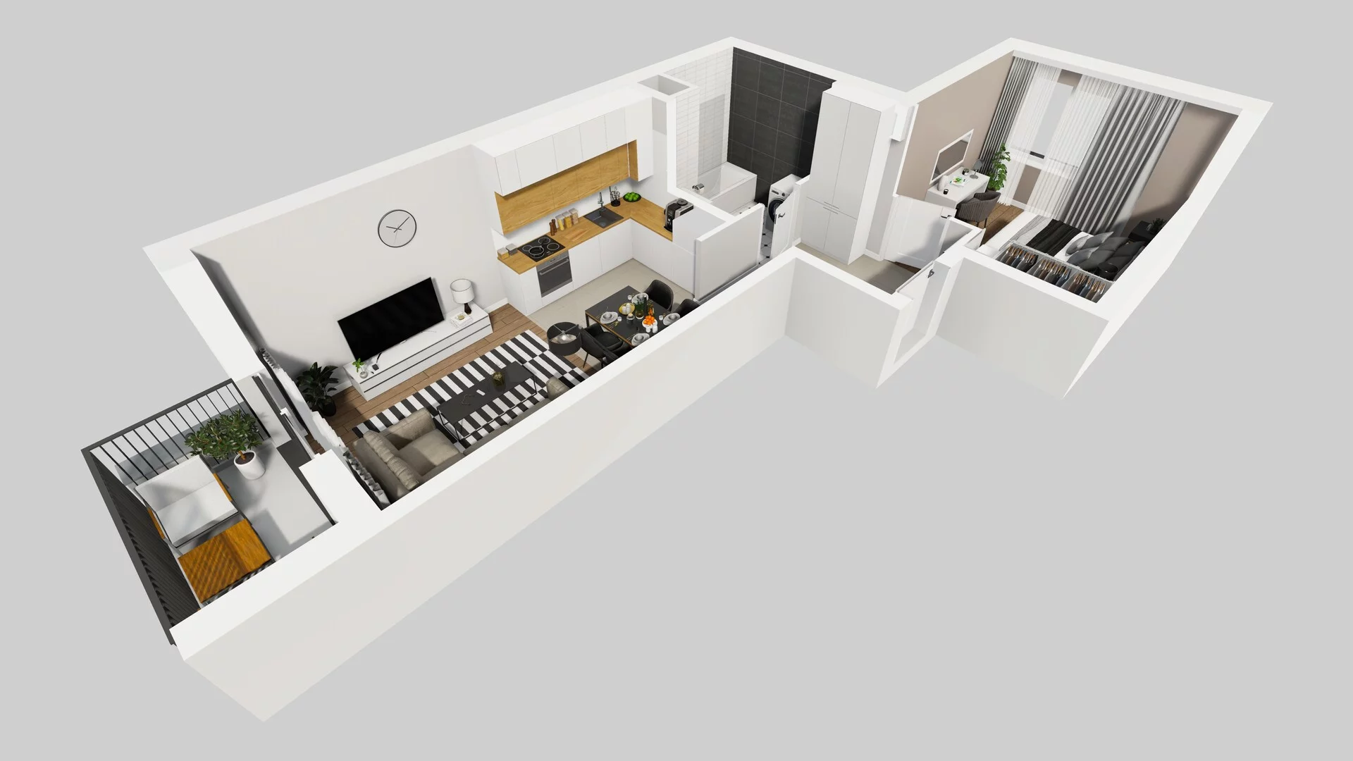 2 pokoje, mieszkanie 41,40 m², piętro 5, oferta nr C/41, Osiedle Rapsodia 2, Wrocław, Karłowice-Różanka, Różanka, ul. Wołowska 5