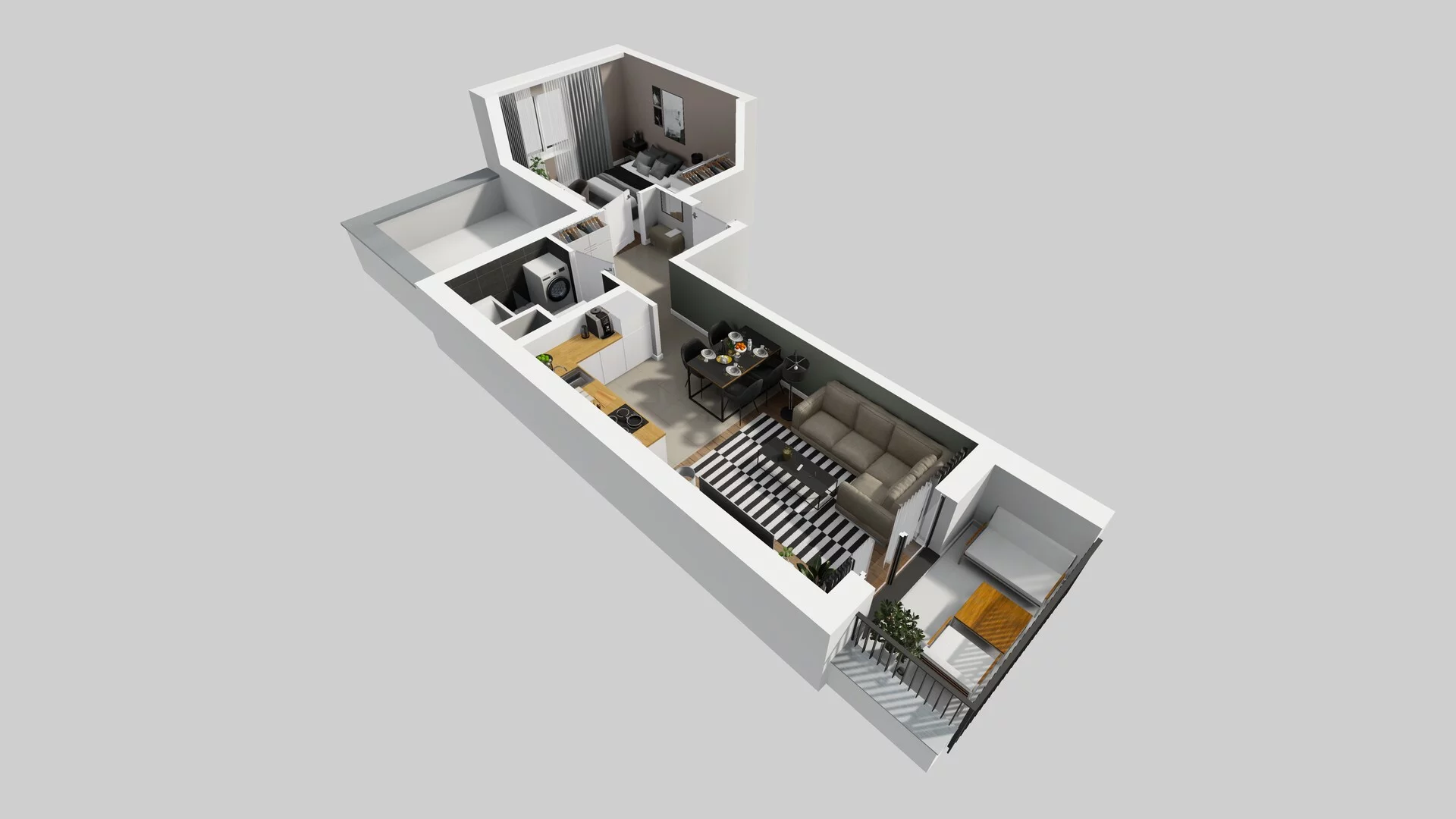 2 pokoje, mieszkanie 41,40 m², piętro 5, oferta nr C/41, Osiedle Rapsodia 2, Wrocław, Karłowice-Różanka, Różanka, ul. Wołowska 5