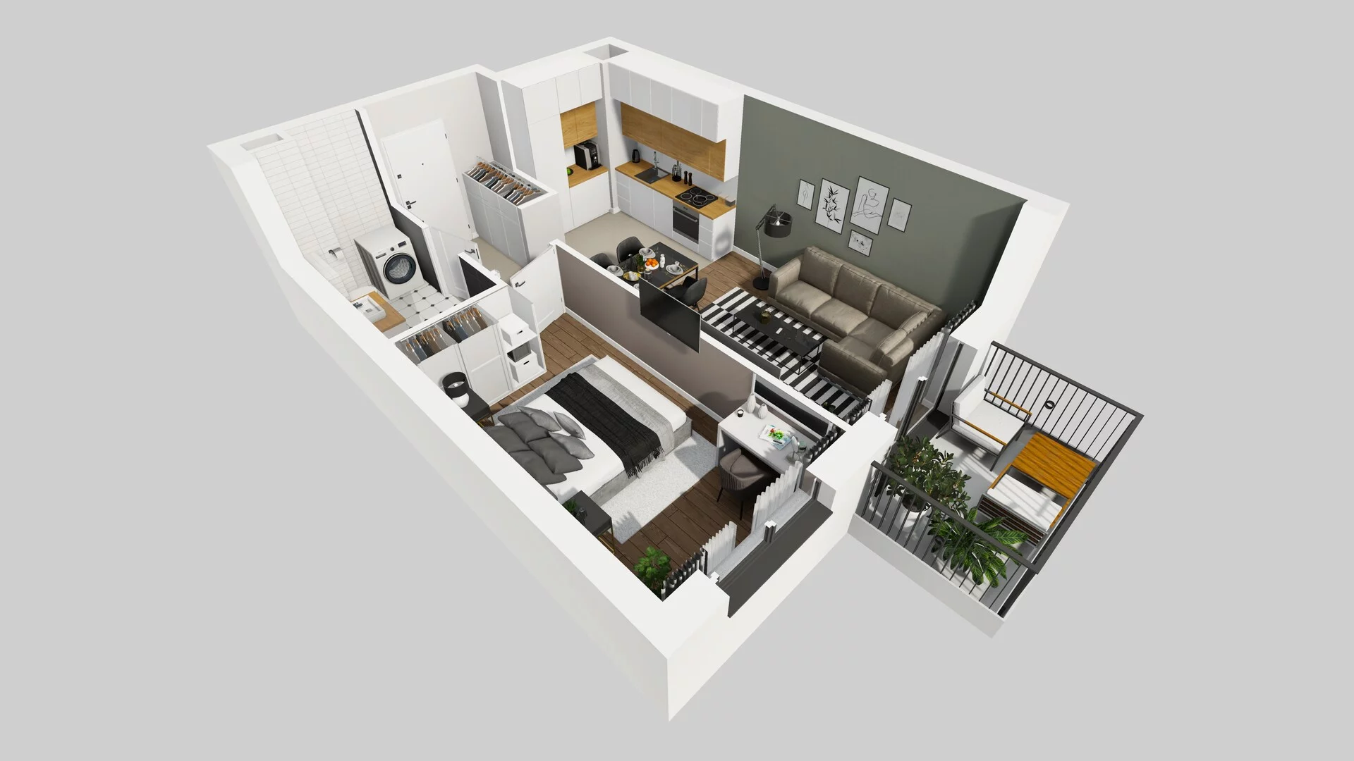 2 pokoje, mieszkanie 39,23 m², piętro 6, oferta nr C/46, Osiedle Rapsodia 2, Wrocław, Karłowice-Różanka, Różanka, ul. Wołowska 5