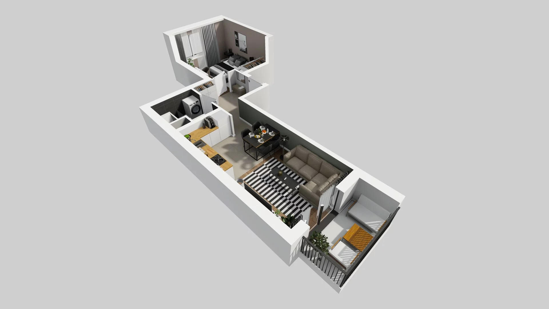 2 pokoje, mieszkanie 41,40 m², piętro 6, oferta nr C/47, Osiedle Rapsodia 2, Wrocław, Karłowice-Różanka, Różanka, ul. Wołowska 5