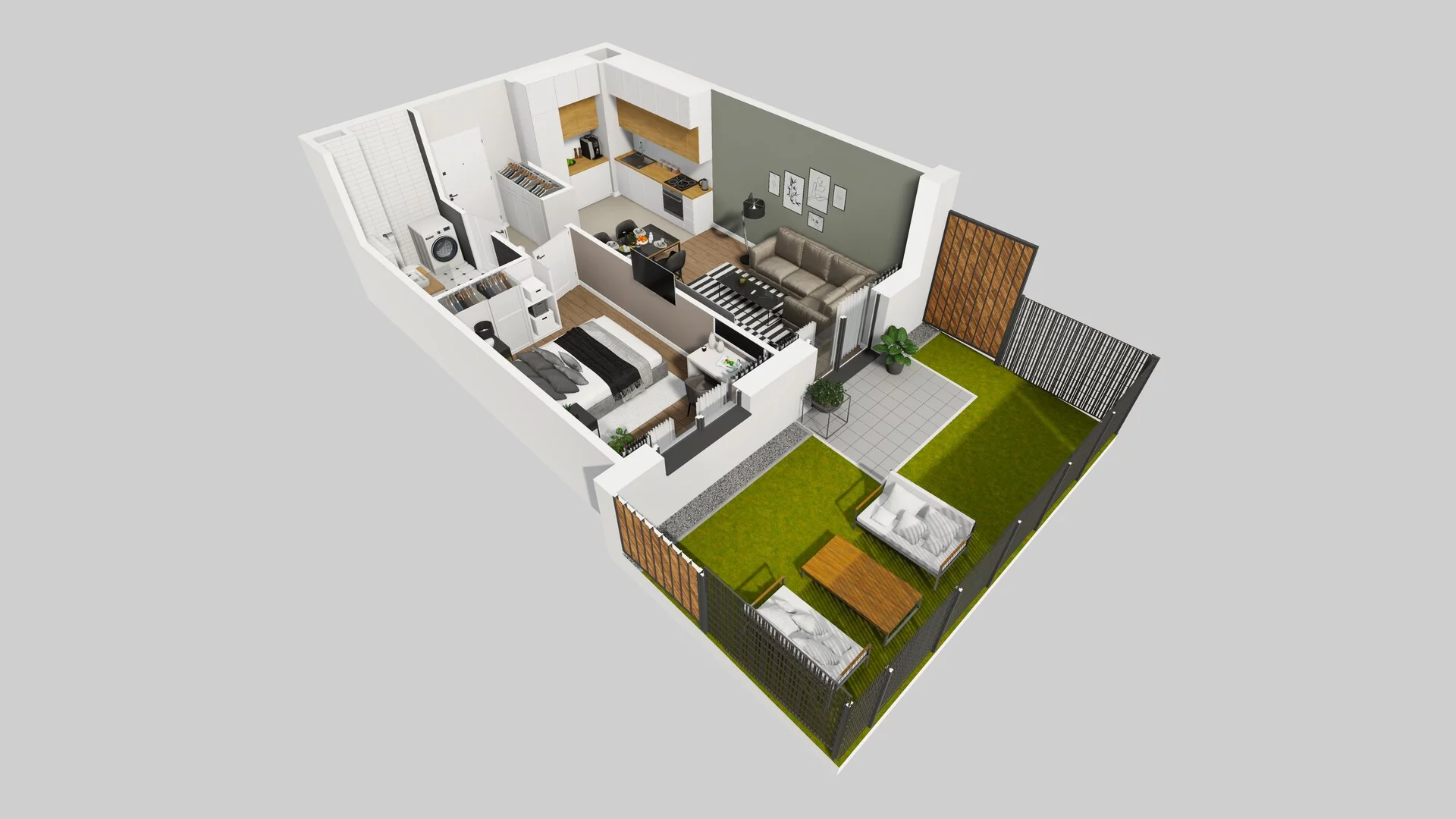 2 pokoje, mieszkanie 42,59 m², parter, oferta nr D/2, Osiedle Rapsodia 2, Wrocław, Karłowice-Różanka, Różanka, ul. Wołowska 5
