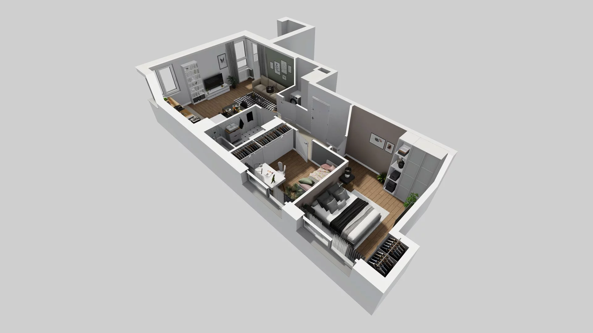 3 pokoje, mieszkanie 59,80 m², piętro 1, oferta nr E/14, Mokotów Sportowy 1 B, Warszawa, Mokotów, Augustówka, ul. Antoniewska