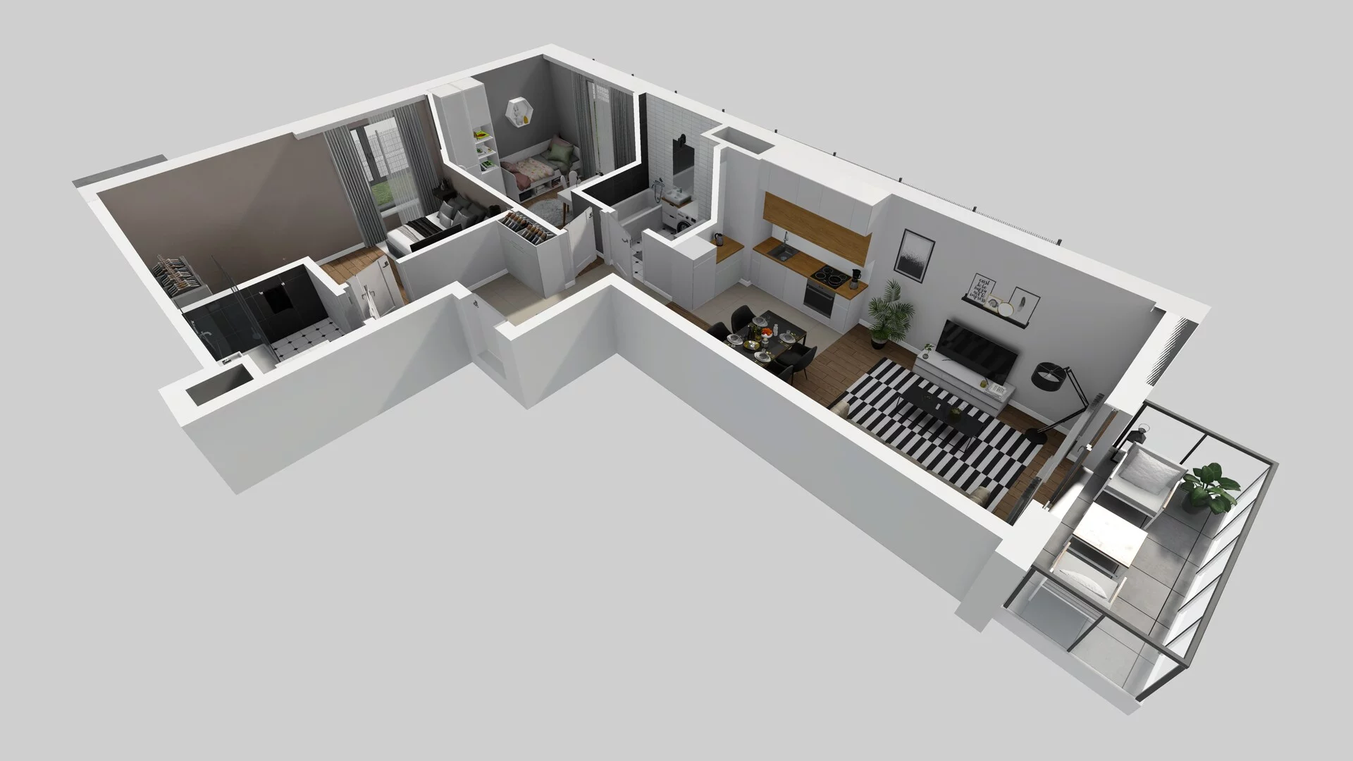 3 pokoje, mieszkanie 62,51 m², parter, oferta nr A/32, Osiedle Bokserska 71, Warszawa, Ursynów, Wyczółki, ul. Bokserska 71