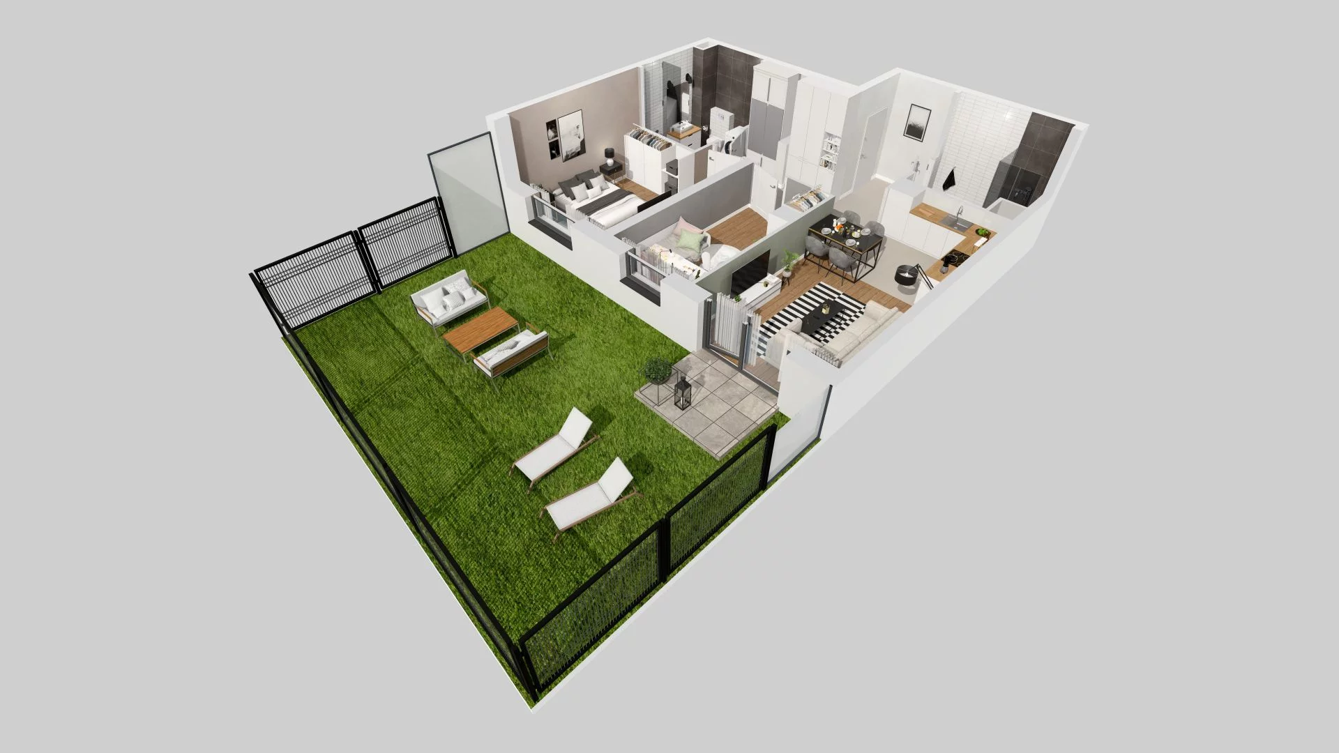 3 pokoje, mieszkanie 60,57 m², parter, oferta nr B/3, Braniborska 80, Wrocław, Stare Miasto, ul. Braniborska 80
