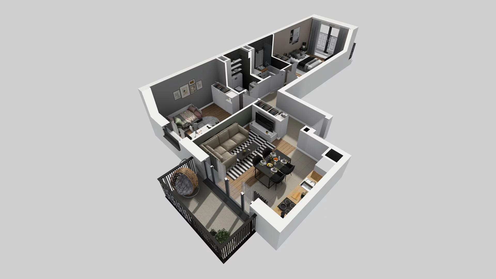 3 pokoje, mieszkanie 58,41 m², piętro 2, oferta nr B/118, Apartamenty nad Oławką 2, Wrocław, Przedmieście Oławskie, Krzyki, ul. Krakowska 98a
