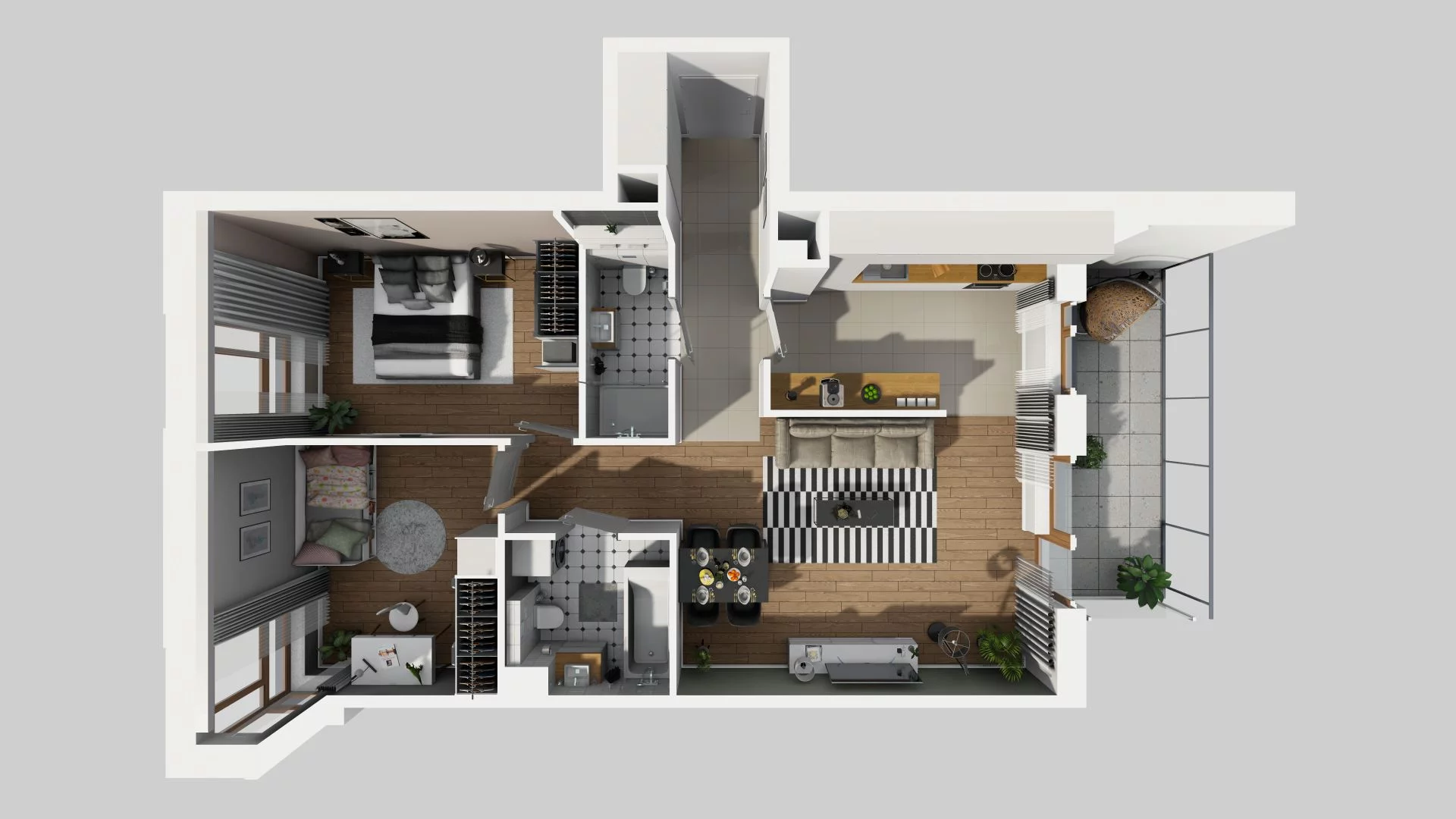 Mieszkanie 72,38 m², piętro 1, oferta nr B/5, Apartamenty Literacka, Warszawa, Bielany, Piaski, ul. Literacka