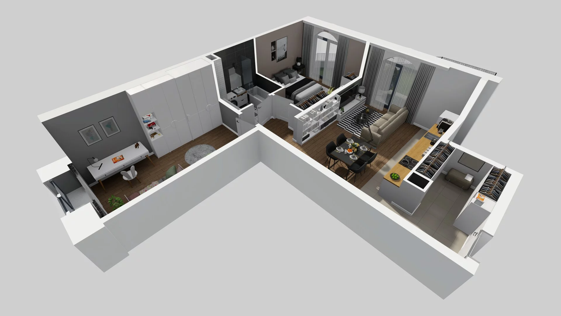 3 pokoje, mieszkanie 67,77 m², parter, oferta nr A/16, Osobowicka 114, Wrocław, Osobowice-Rędzin, Fabryczna, ul. Osobowicka 114