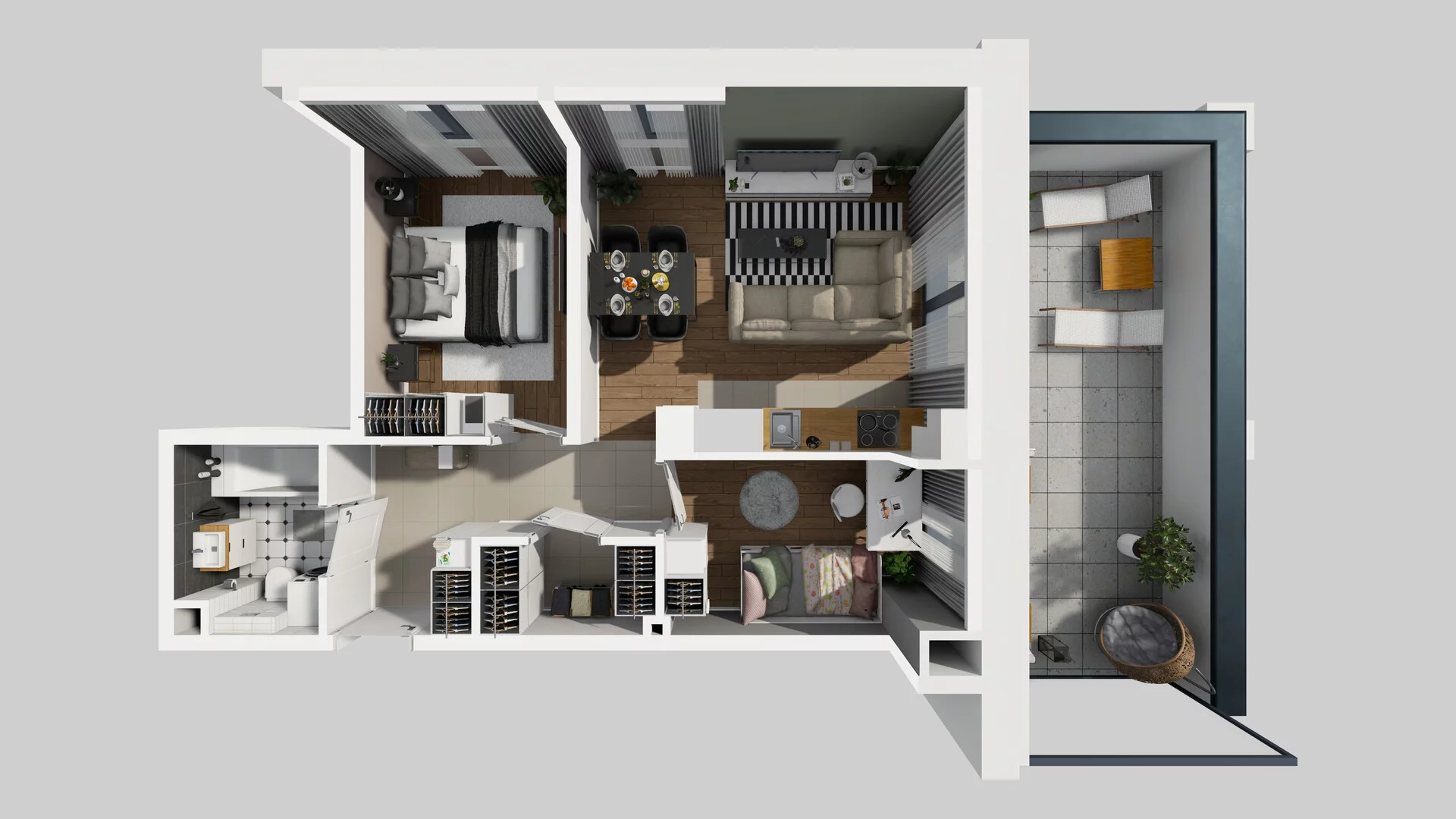 3 pokoje, mieszkanie 51,53 m², piętro 1, oferta nr B/32, Osobowicka 114, Wrocław, Osobowice-Rędzin, Fabryczna, ul. Osobowicka 114