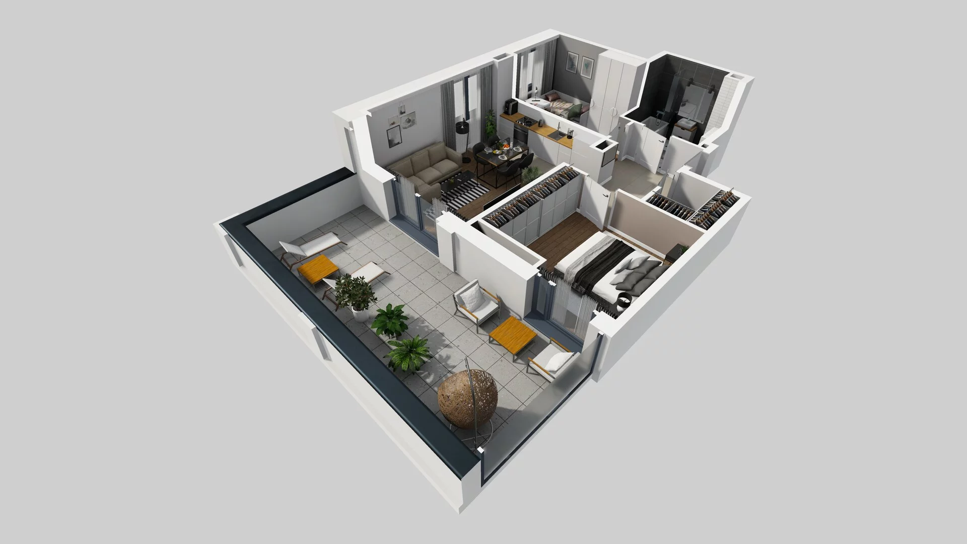 3 pokoje, mieszkanie 56,08 m², piętro 1, oferta nr B/50, Osobowicka 114, Wrocław, Osobowice-Rędzin, Fabryczna, ul. Osobowicka 114