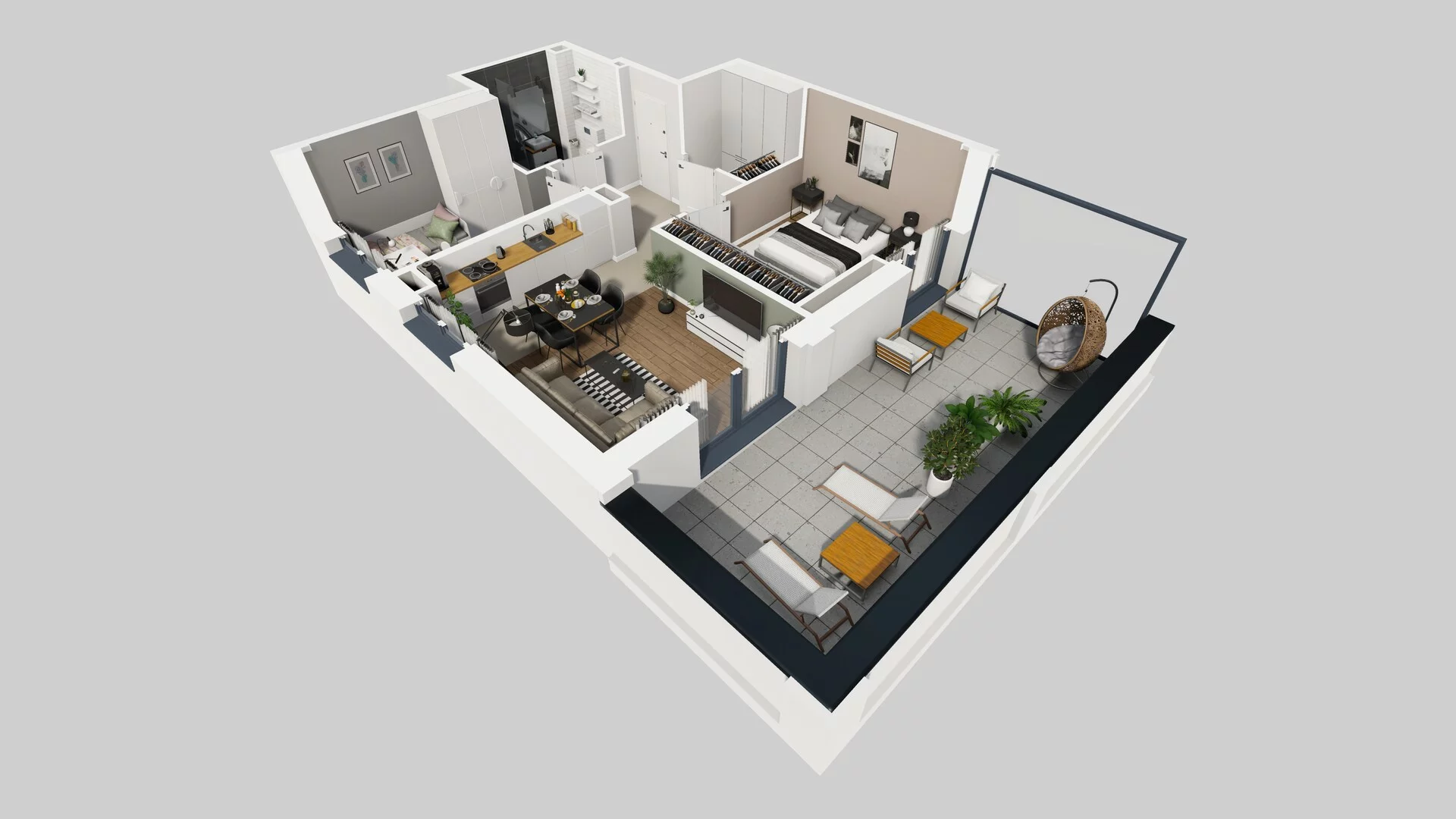 3 pokoje, mieszkanie 56,08 m², piętro 1, oferta nr B/50, Osobowicka 114, Wrocław, Osobowice-Rędzin, Fabryczna, ul. Osobowicka 114