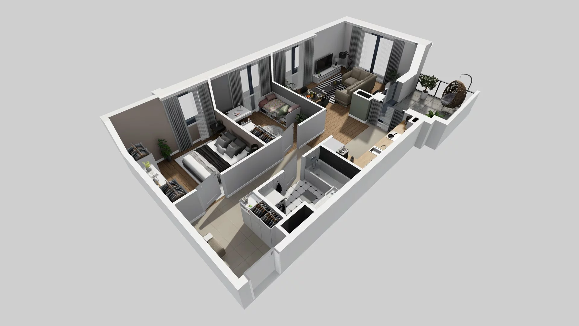 3 pokoje, mieszkanie 66,17 m², piętro 2, oferta nr B/37, Osobowicka 114, Wrocław, Osobowice-Rędzin, Fabryczna, ul. Osobowicka 114