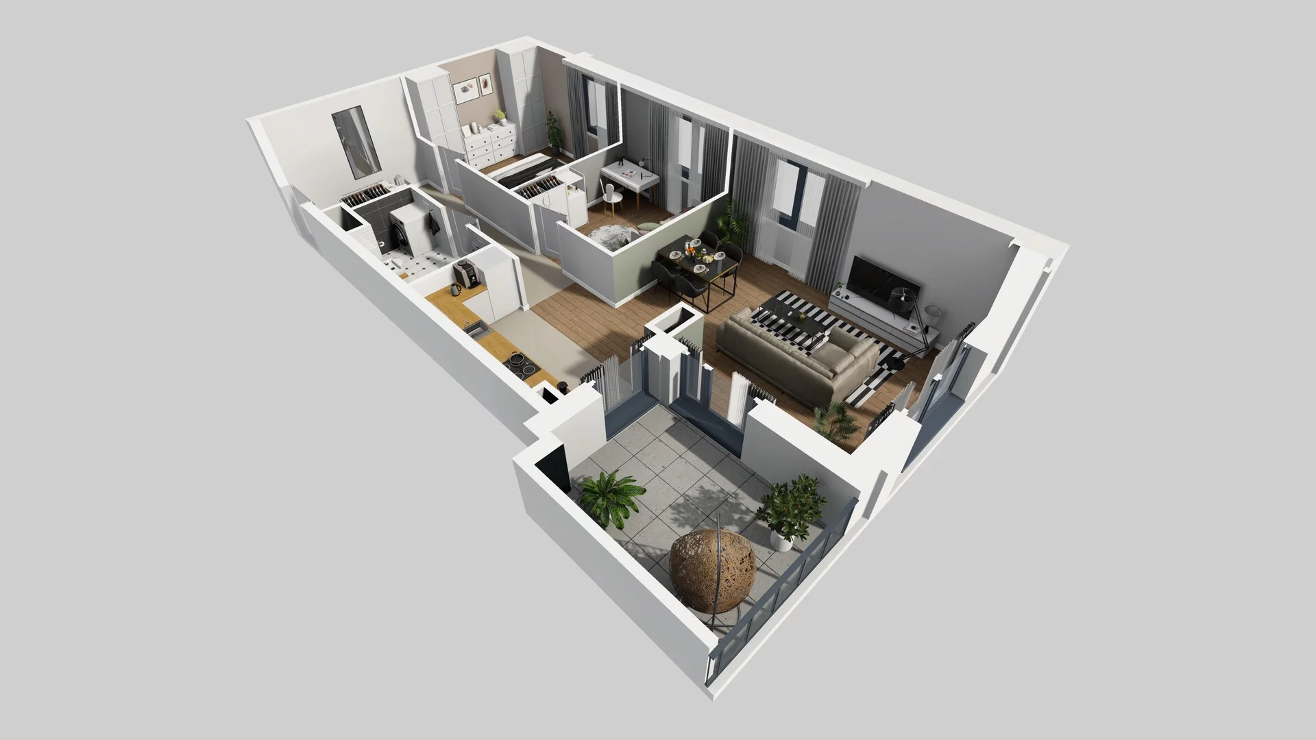 3 pokoje, mieszkanie 66,17 m², piętro 2, oferta nr B/37, Osobowicka 114, Wrocław, Osobowice-Rędzin, Fabryczna, ul. Osobowicka 114
