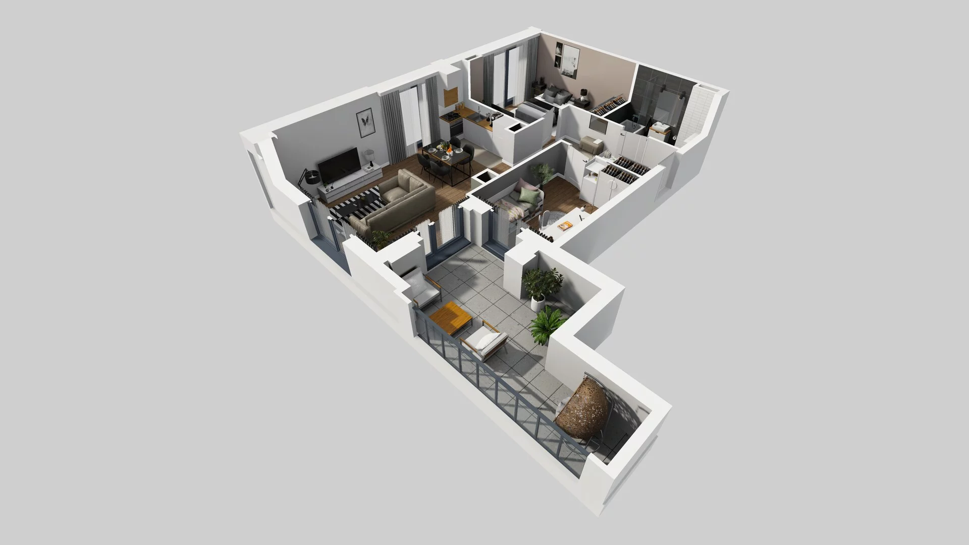 3 pokoje, mieszkanie 61,11 m², piętro 2, oferta nr B/53, Osobowicka 114, Wrocław, Osobowice-Rędzin, Fabryczna, ul. Osobowicka 114