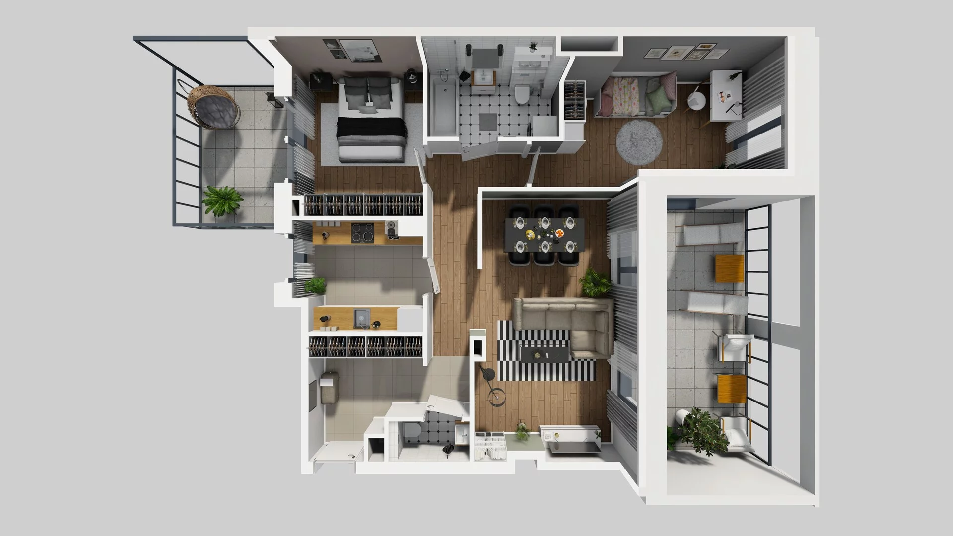 3 pokoje, mieszkanie 71,55 m², piętro 2, oferta nr B/56, Osobowicka 114, Wrocław, Osobowice-Rędzin, Fabryczna, ul. Osobowicka 114