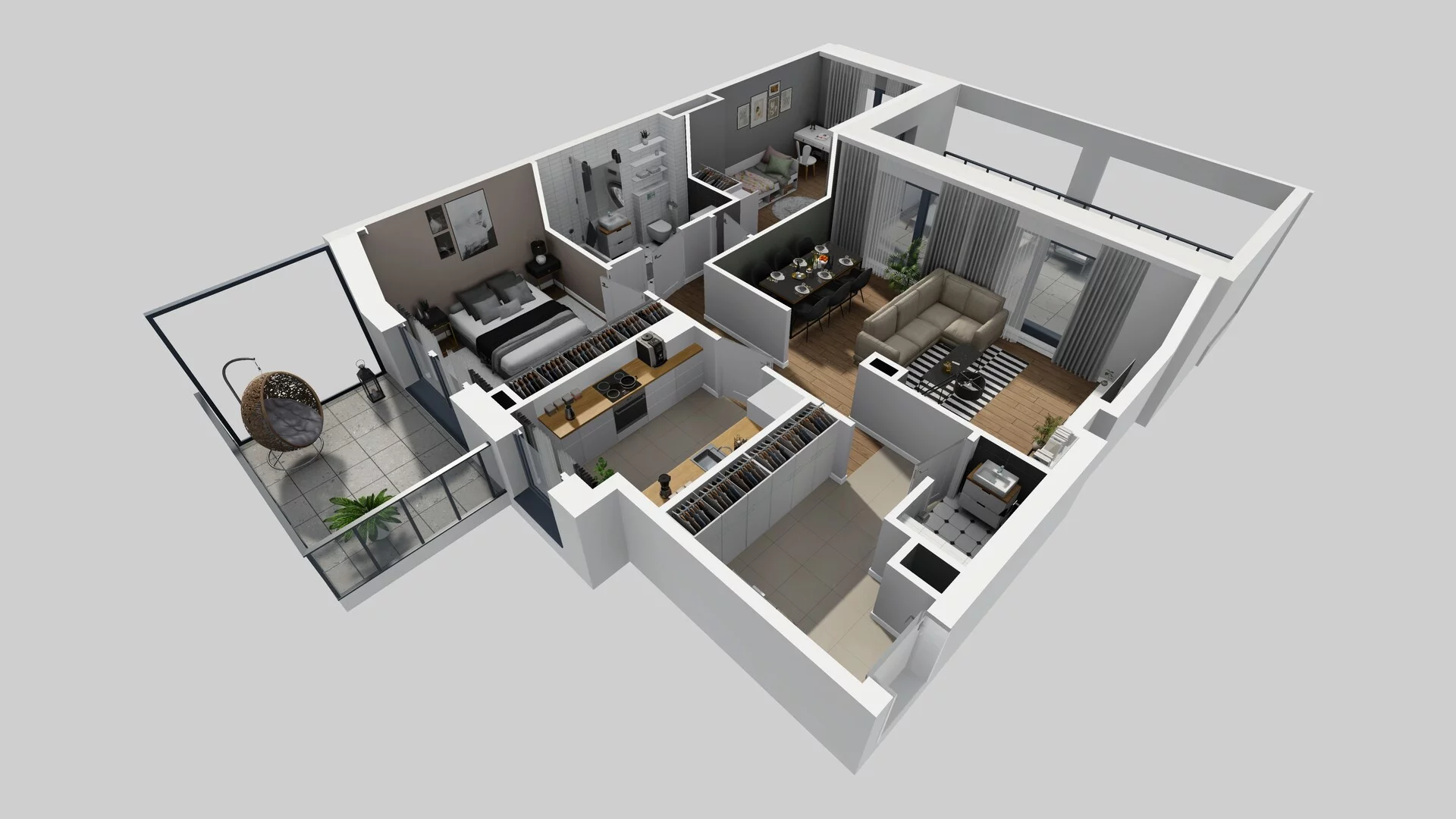 3 pokoje, mieszkanie 71,55 m², piętro 2, oferta nr B/56, Osobowicka 114, Wrocław, Osobowice-Rędzin, Fabryczna, ul. Osobowicka 114