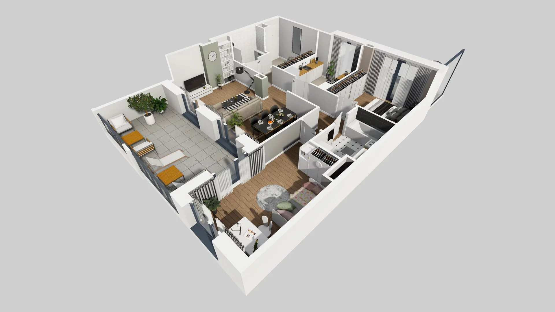 3 pokoje, mieszkanie 71,55 m², piętro 2, oferta nr B/56, Osobowicka 114, Wrocław, Osobowice-Rędzin, Fabryczna, ul. Osobowicka 114