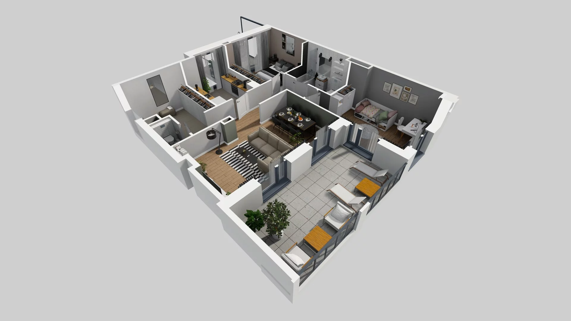 3 pokoje, mieszkanie 71,55 m², piętro 2, oferta nr B/56, Osobowicka 114, Wrocław, Osobowice-Rędzin, Fabryczna, ul. Osobowicka 114