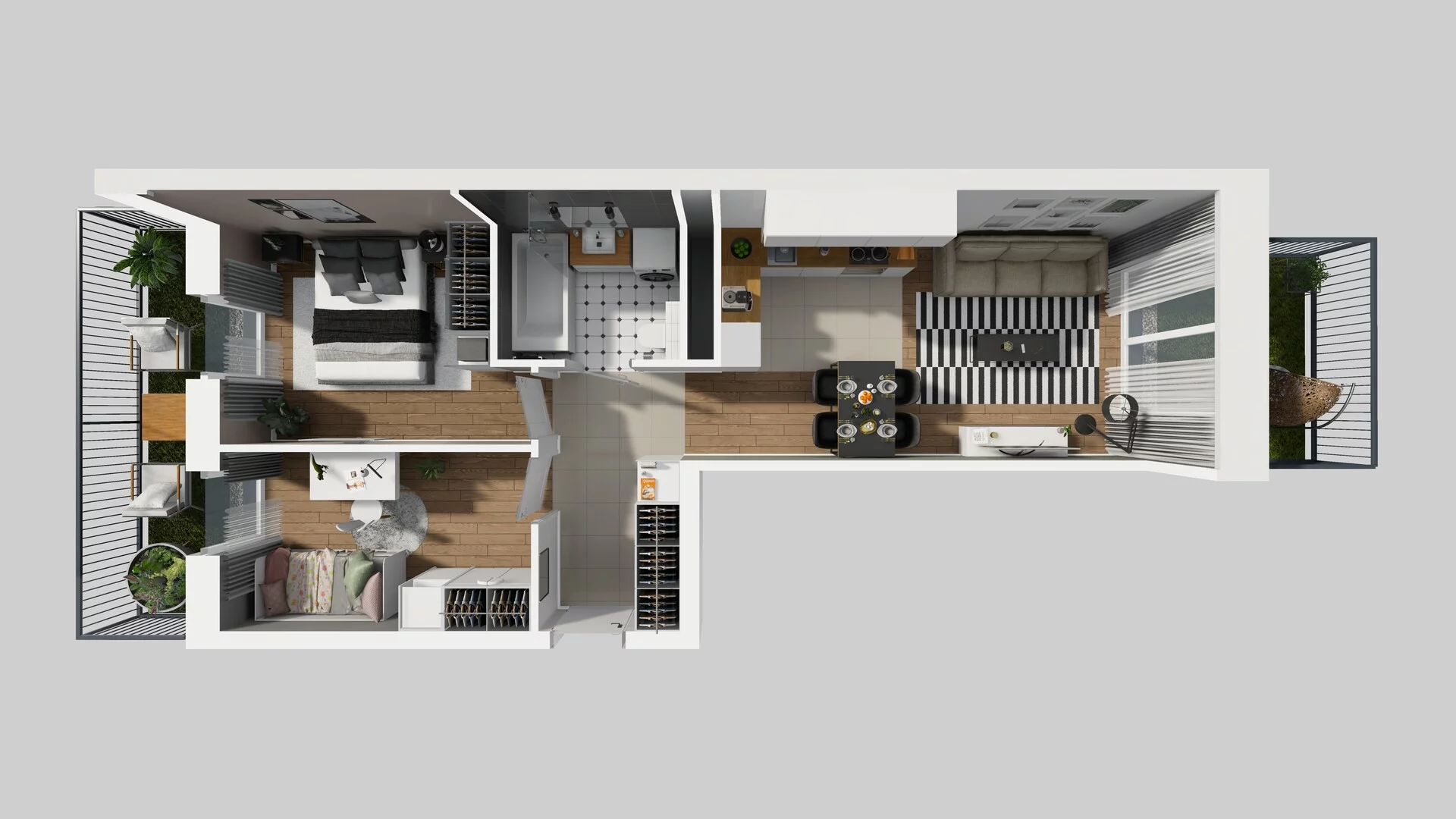 3 pokoje, apartament 53,27 m², parter, oferta nr G/30, Apartamenty Park Matecznego bud. F i G, Kraków, Podgórze, Mateczny, ul. Rydlówka / Nowoorawska