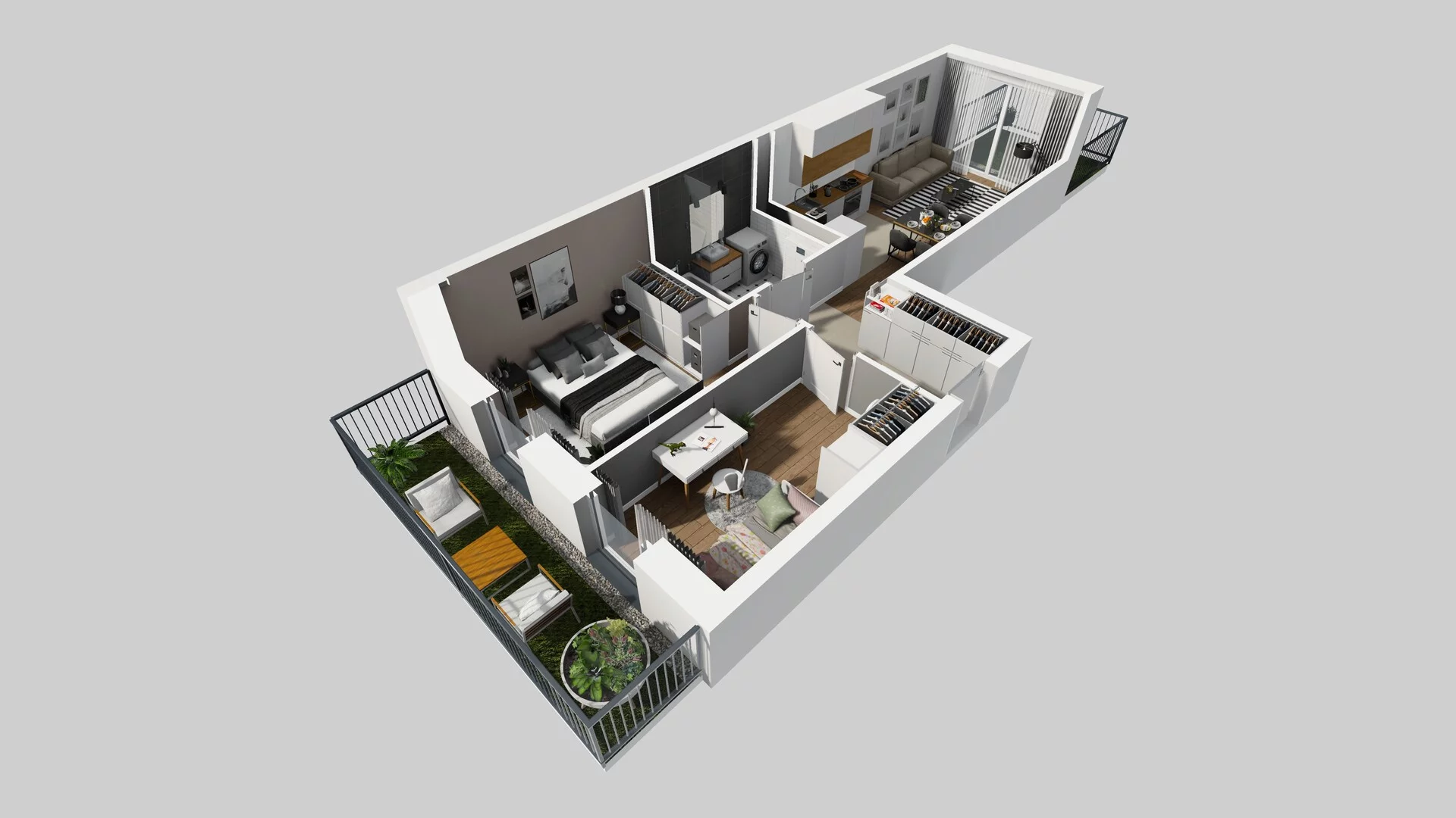 3 pokoje, apartament 53,27 m², parter, oferta nr G/30, Apartamenty Park Matecznego bud. F i G, Kraków, Podgórze, Mateczny, ul. Rydlówka / Nowoorawska