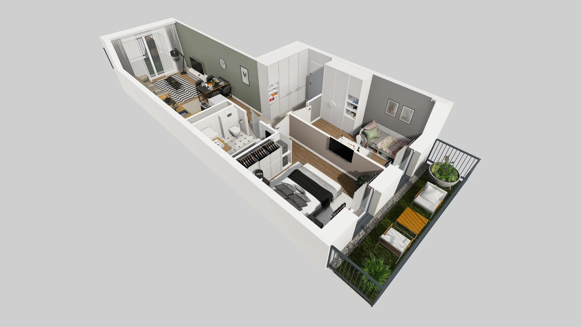3 pokoje, apartament 53,27 m², parter, oferta nr G/30, Apartamenty Park Matecznego bud. F i G, Kraków, Podgórze, Mateczny, ul. Rydlówka / Nowoorawska