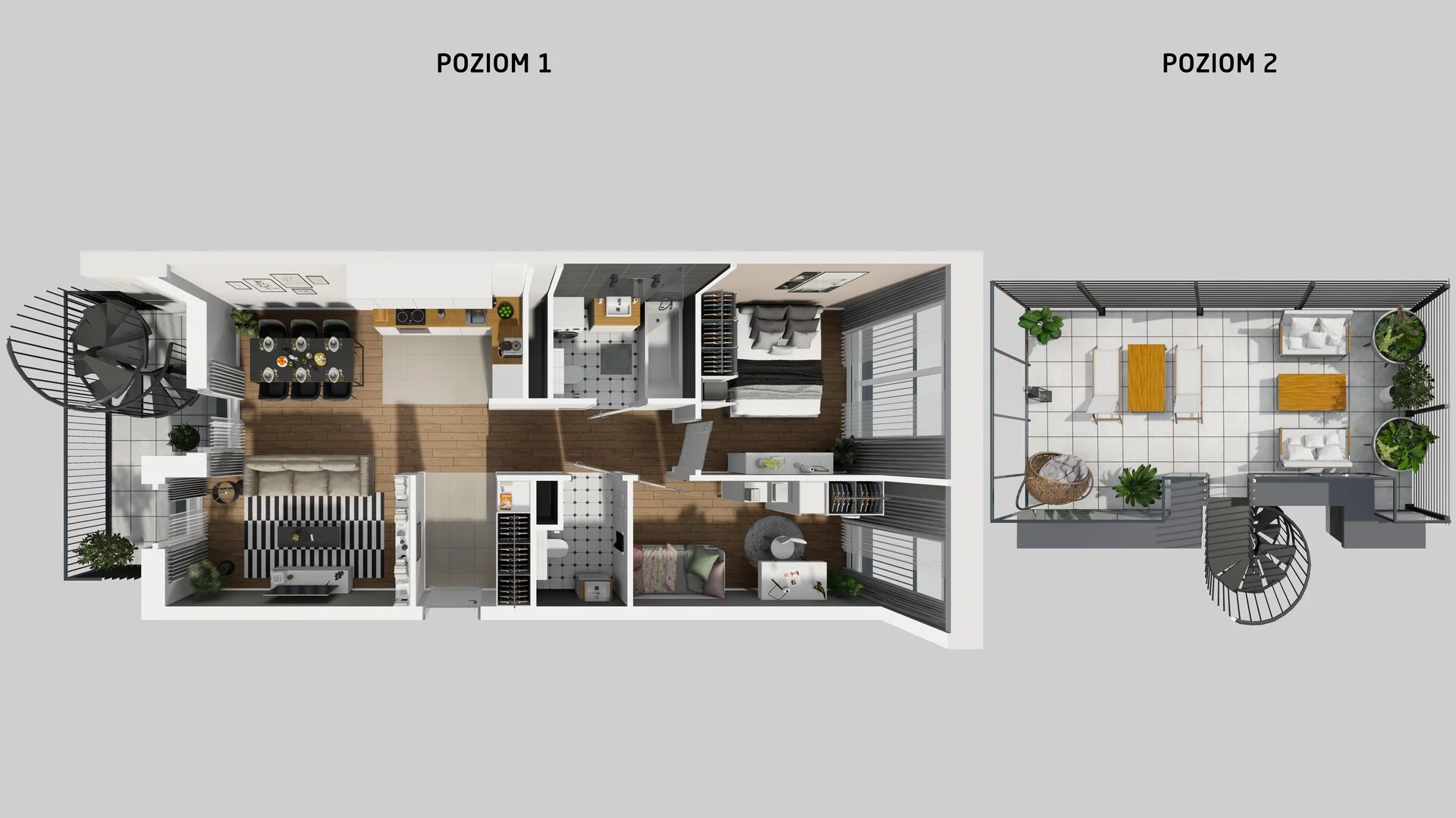 3 pokoje, apartament 65,80 m², piętro 4, oferta nr G/45, Apartamenty Park Matecznego bud. F i G, Kraków, Podgórze, Mateczny, ul. Rydlówka / Nowoorawska